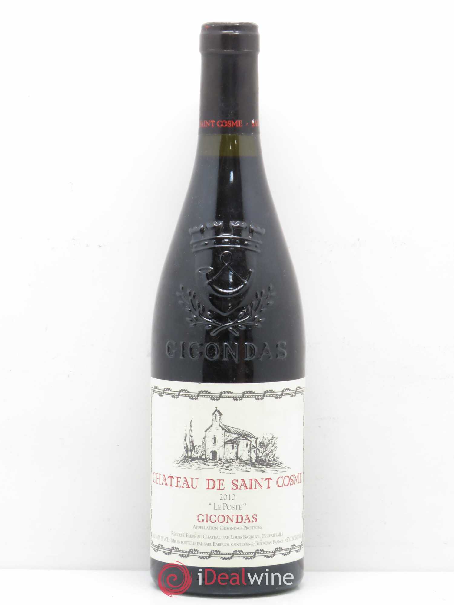 Gigondas Le Poste Saint Cosme (sans prix de réserve) 2010 - Lot de 1 bouteille - 0