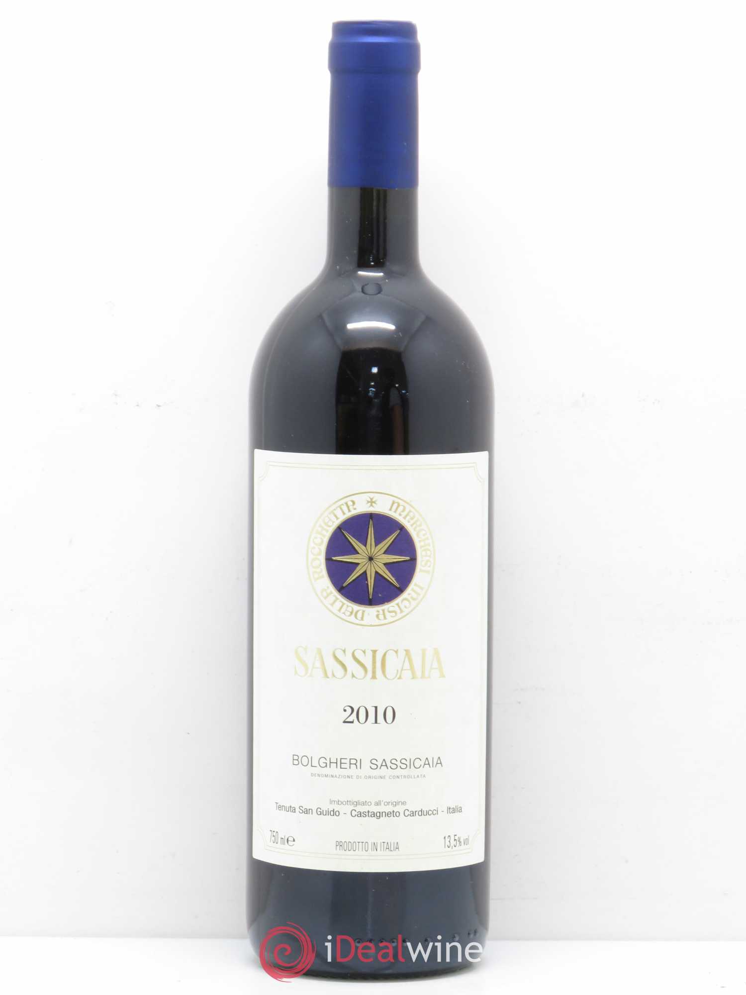 Bolgheri DOC Sassicaia Tenuta San Guido 2010 - Lot de 1 bouteille - 0
