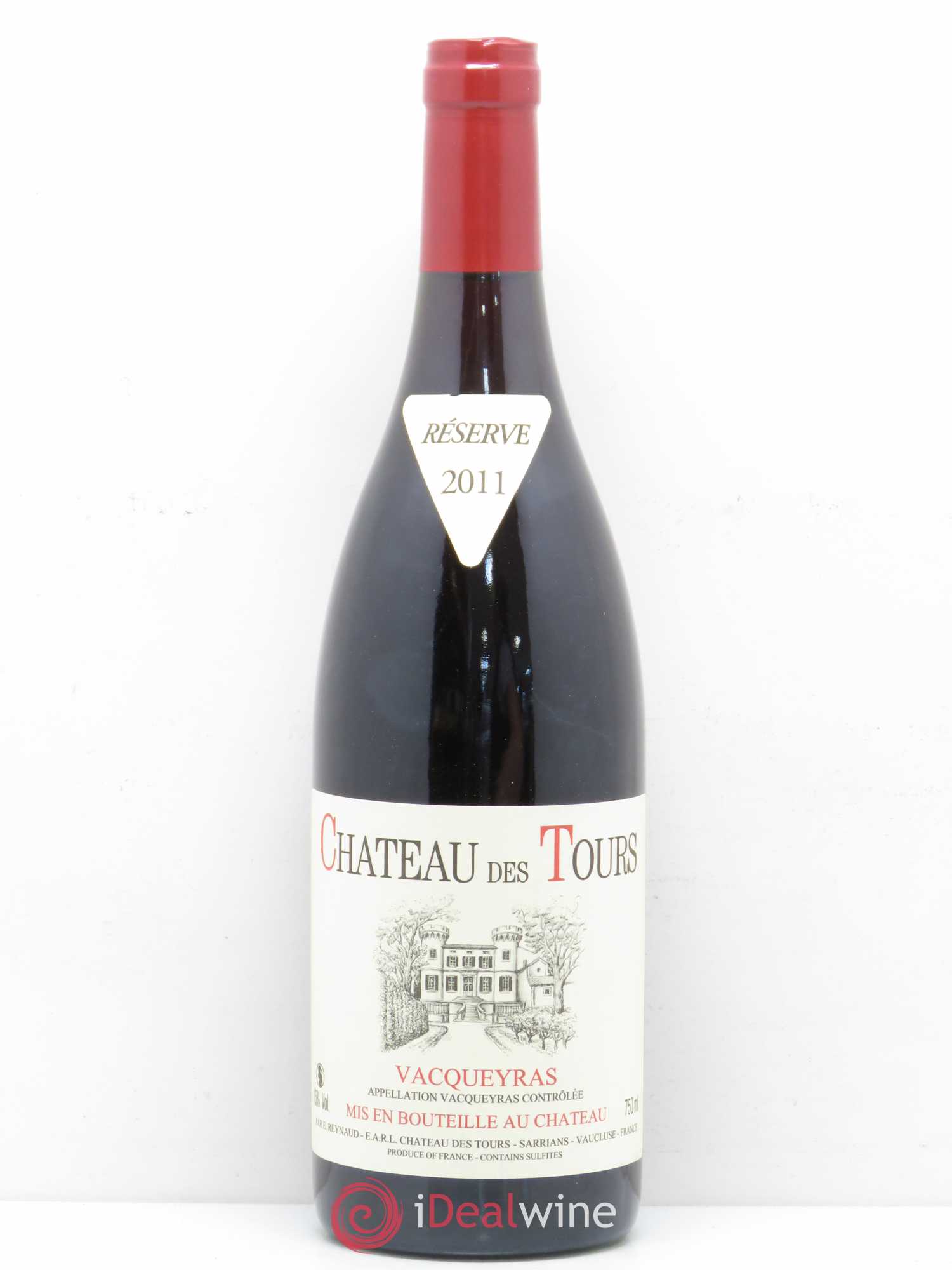 Vacqueyras Château des Tours Emmanuel Reynaud 2011 - Lot de 1 bouteille - 0