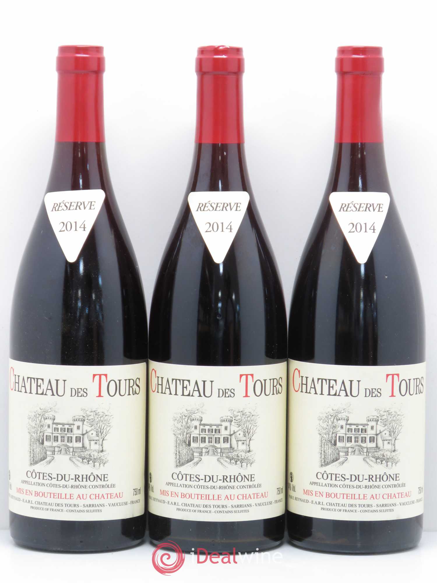 Côtes-du-Rhône Château des Tours Emmanuel Reynaud 2014 - Lot de 6 bouteilles - 1