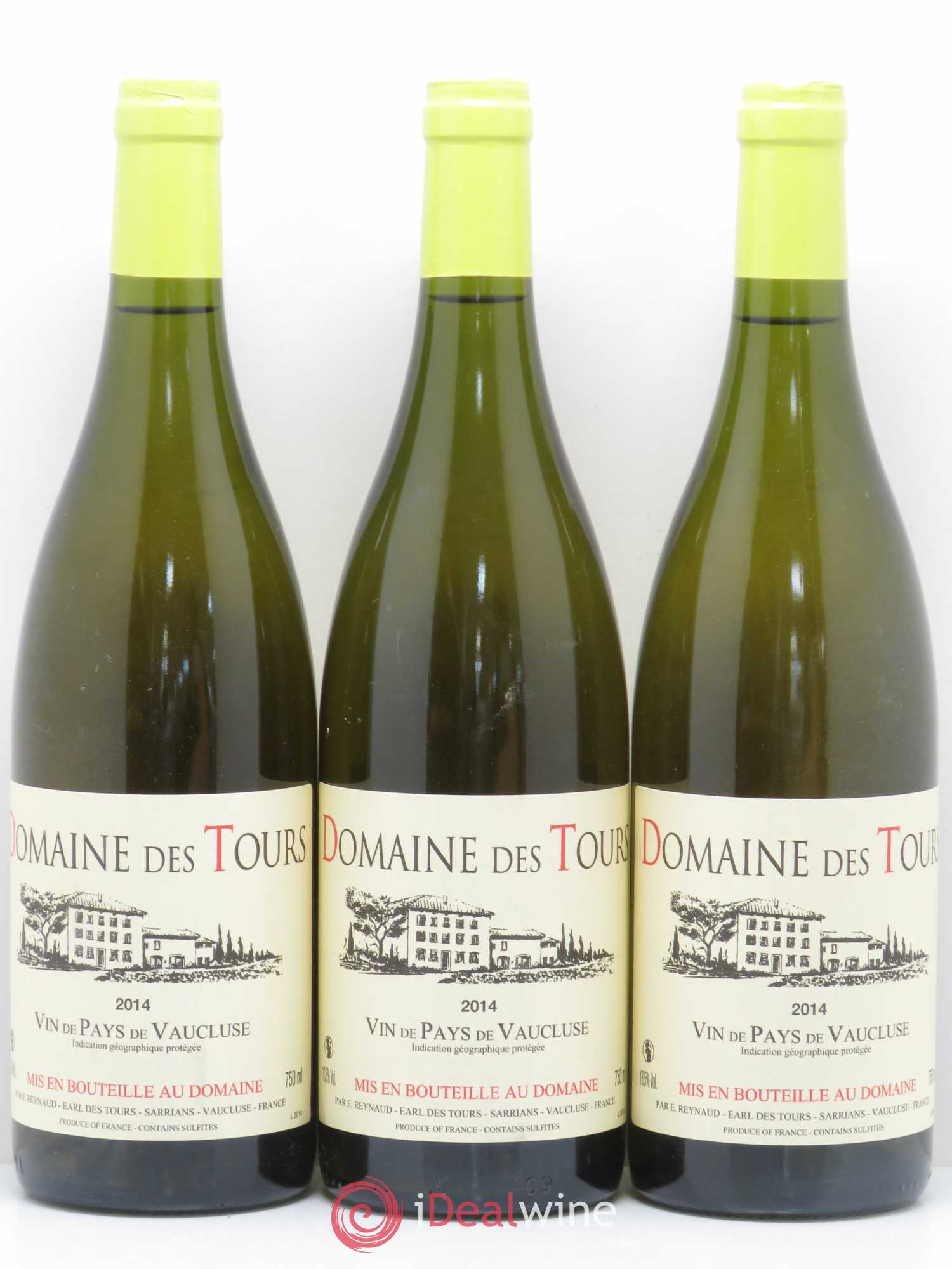 Vaucluse (Vin de Pays de Vaucluse) Domaine des Tours Emmanuel Reynaud (sans prix de réserve) 2014 - Lot de 3 bouteilles - 0