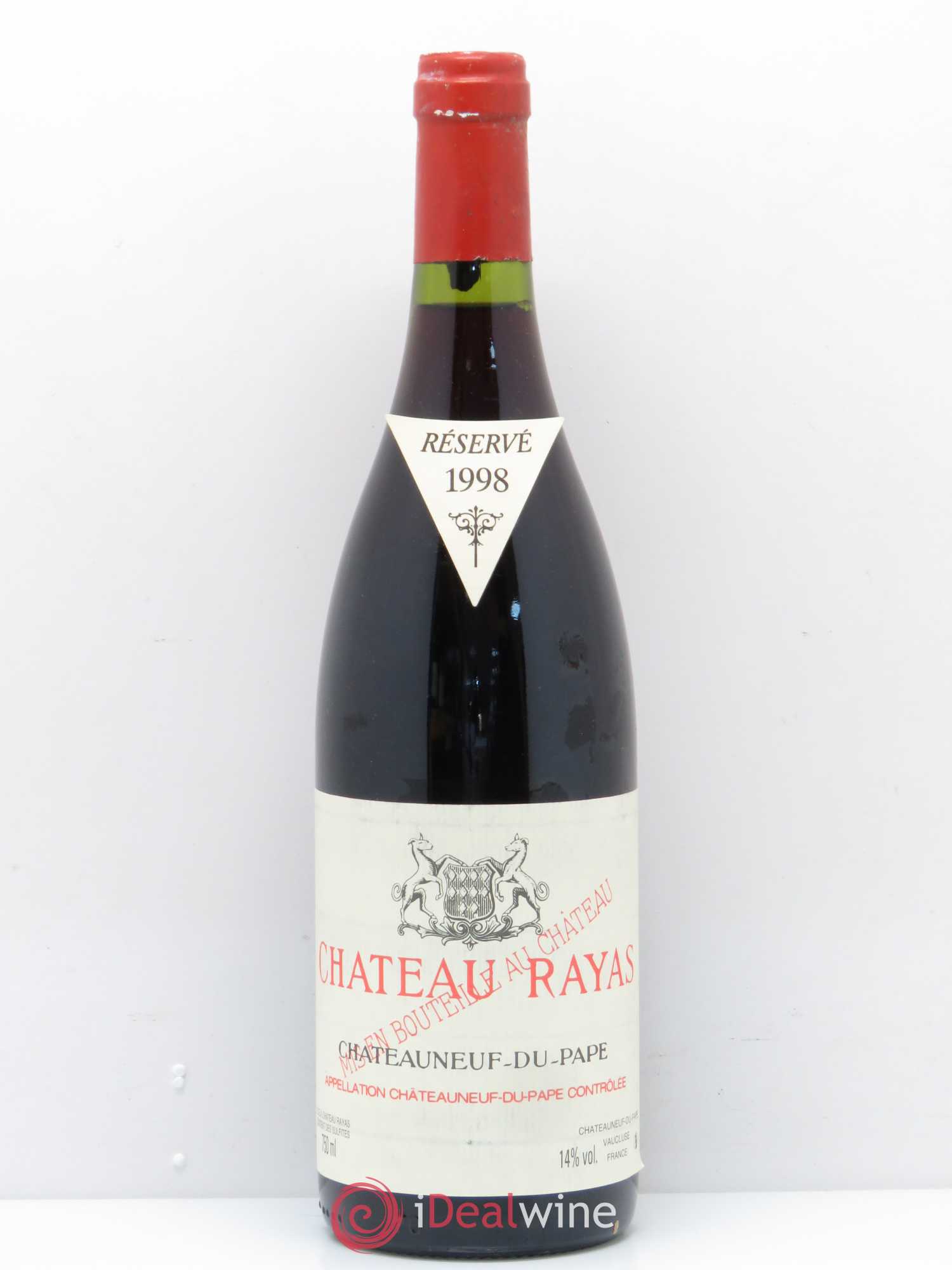 Châteauneuf-du-Pape Château Rayas Emmanuel Reynaud 1998 - Lot de 1 bouteille - 0