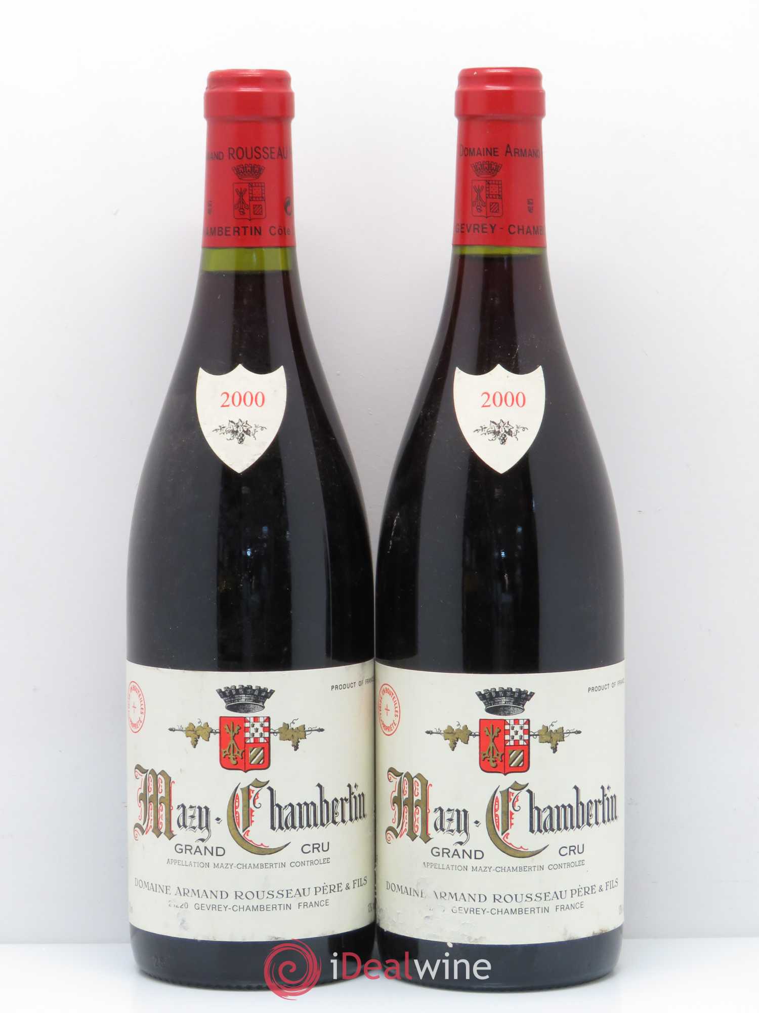 Mazis-Chambertin Grand Cru Armand Rousseau (Domaine) 2000 - Lot de 2 bouteilles - 0