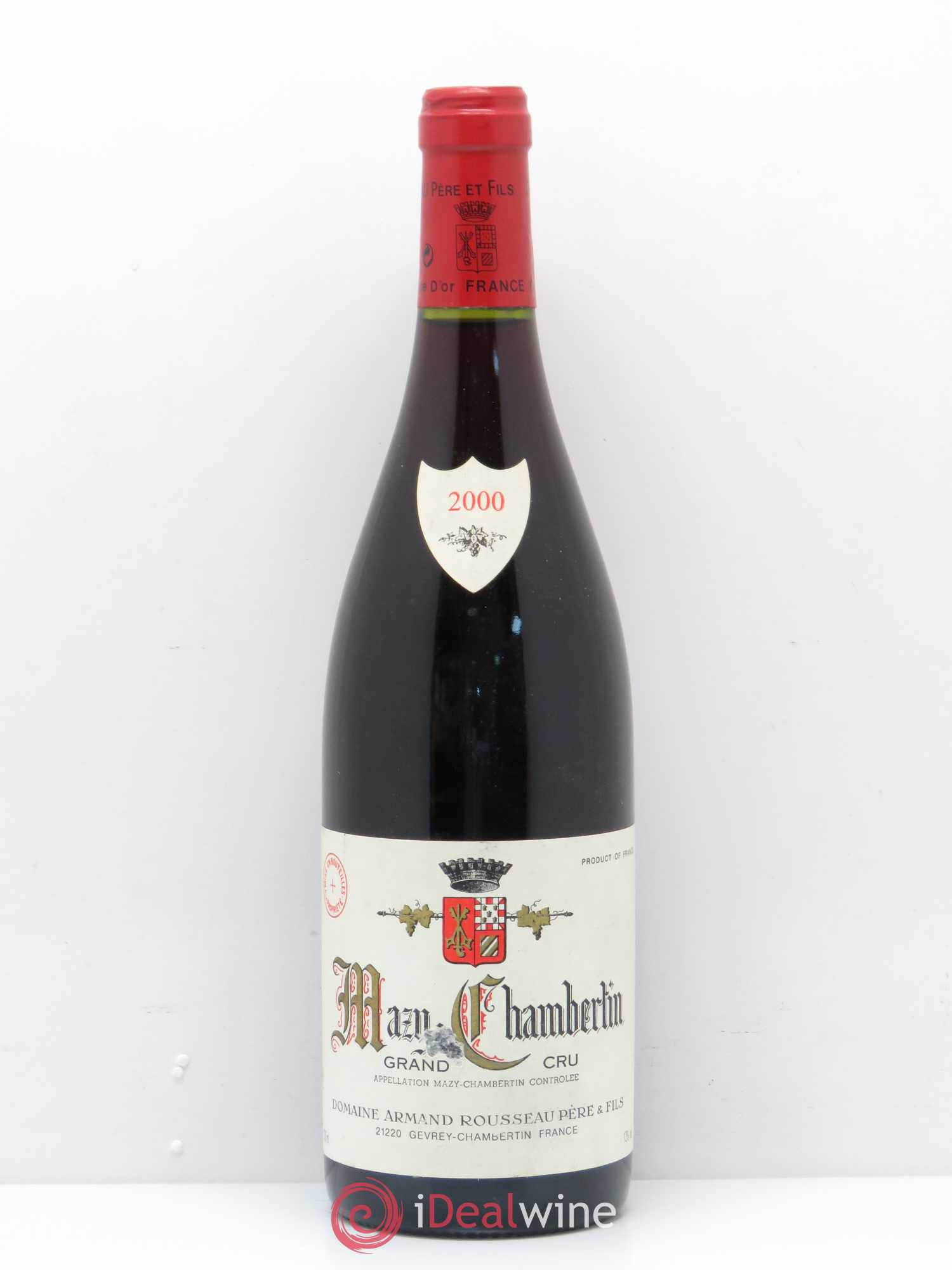 Mazis-Chambertin Grand Cru Armand Rousseau (Domaine) 2000 - Lot de 1 bouteille - 0