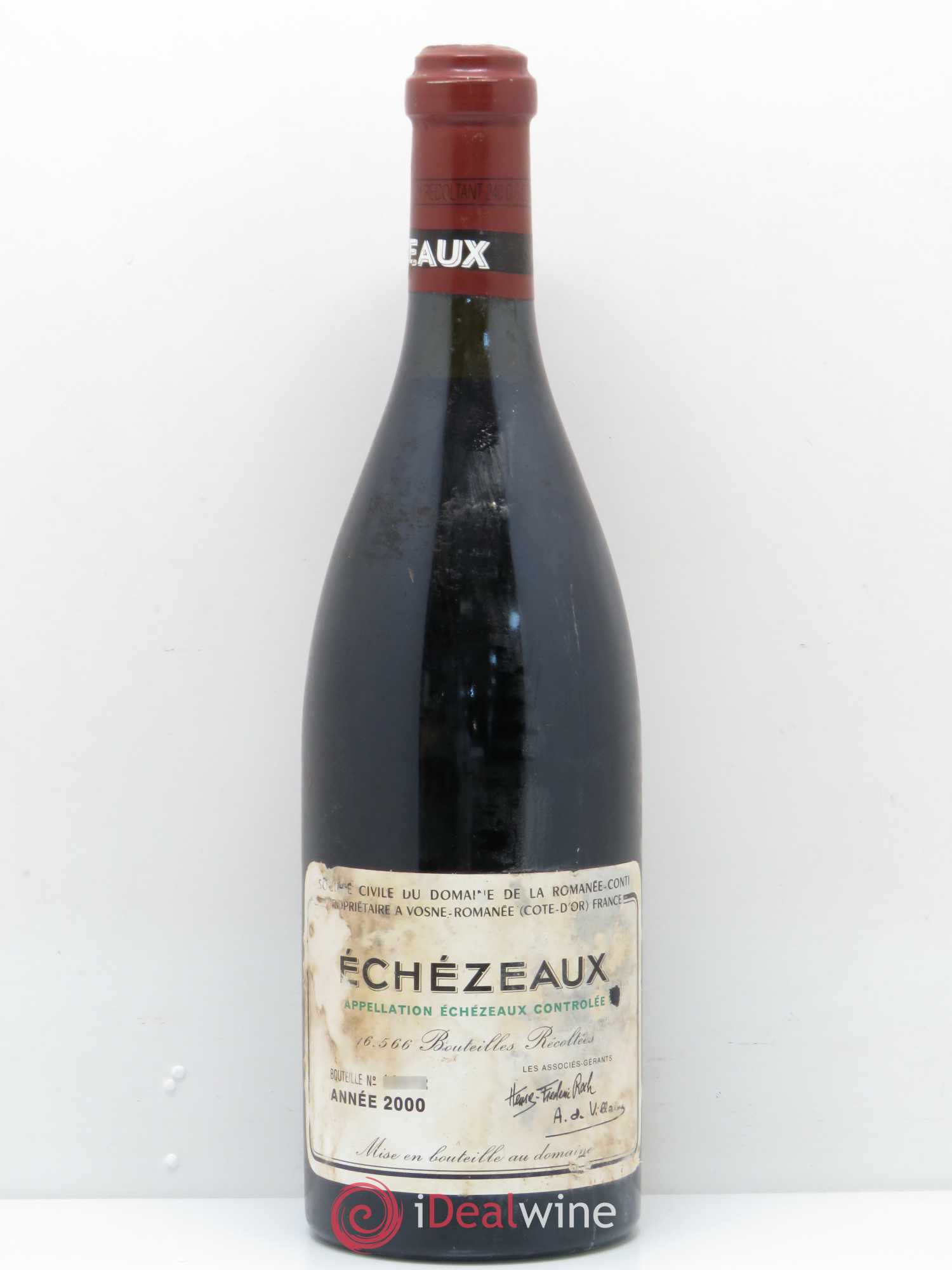 Echezeaux Grand Cru Domaine de la Romanée-Conti 2000 - Lot de 1 bouteille - 0