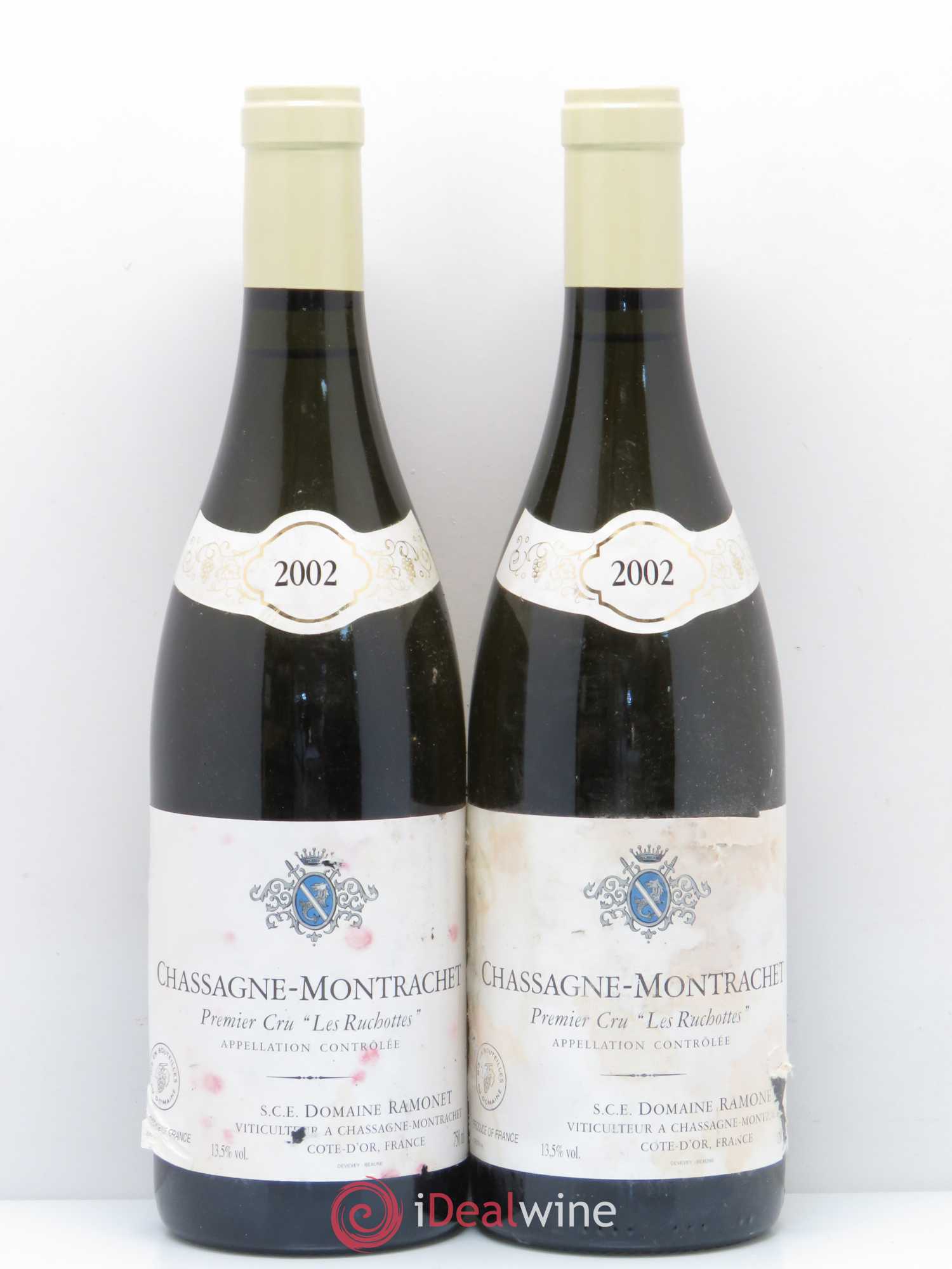Chassagne-Montrachet 1er Cru Les Ruchottes Ramonet (Domaine) 2002 - Lot de 2 bouteilles - 0