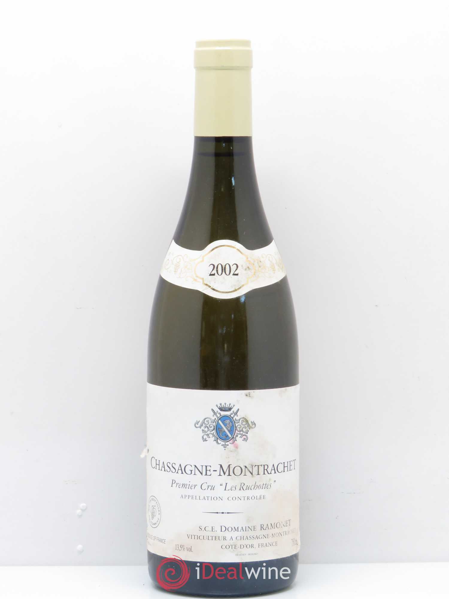 Chassagne-Montrachet 1er Cru Les Ruchottes Ramonet (Domaine) 2002 - Lot de 1 bouteille - 0