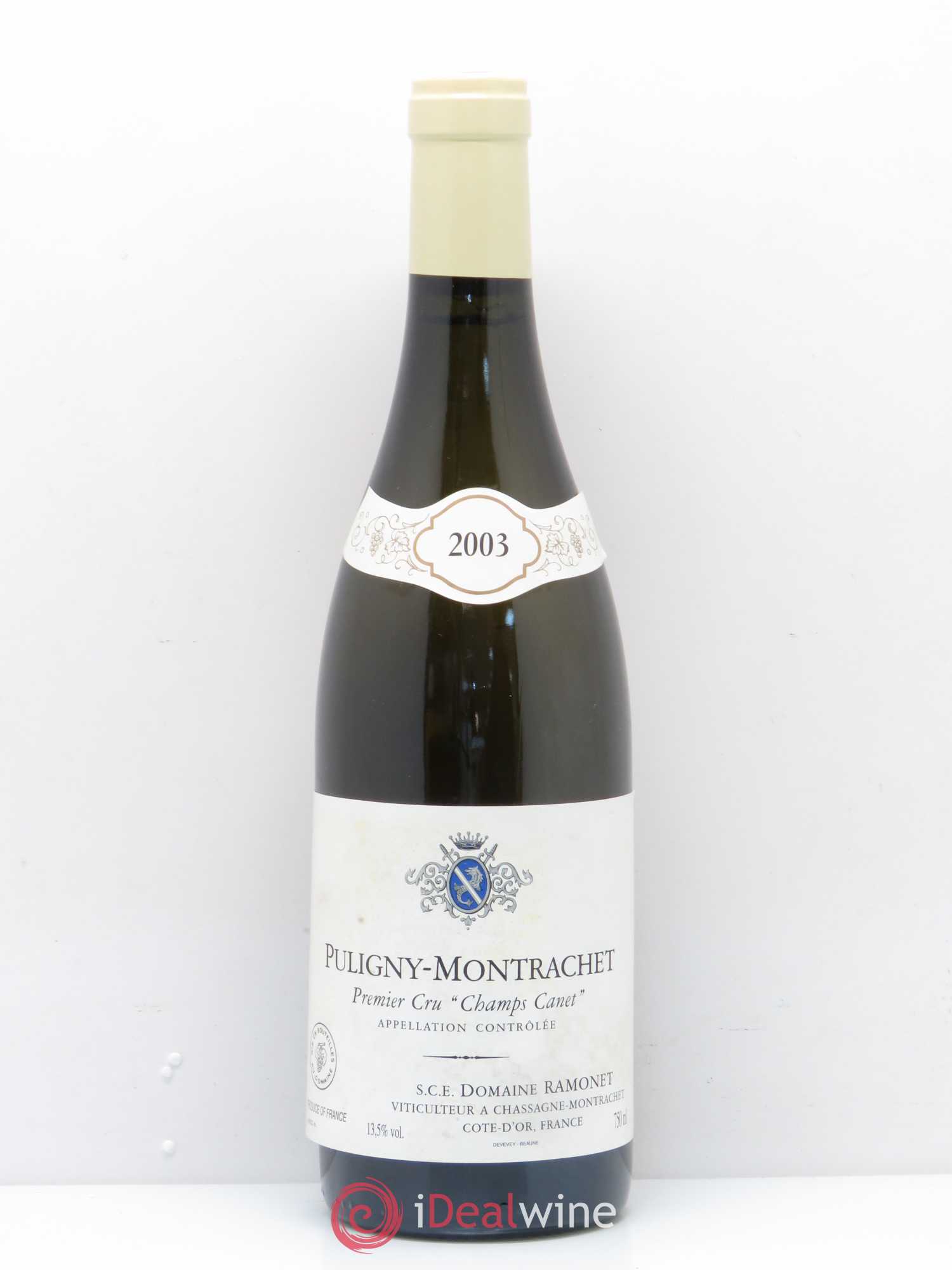 Puligny-Montrachet 1er Cru Champs Canet Ramonet (Domaine) 2003 - Lot de 1 bouteille - 0