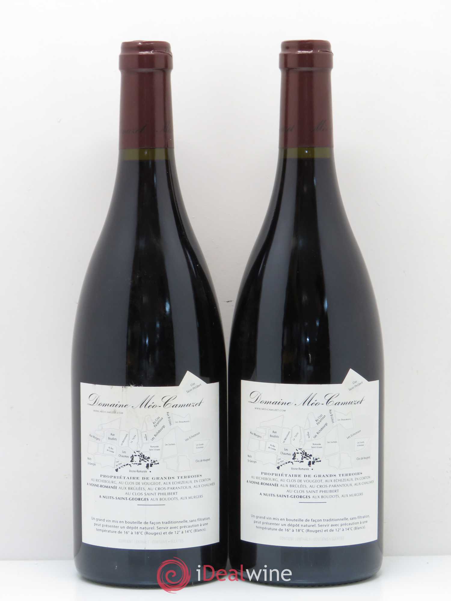 Vosne-Romanée 1er Cru Aux Brûlées Méo-Camuzet (Domaine) 2004 - Lot de 2 bouteilles - 1