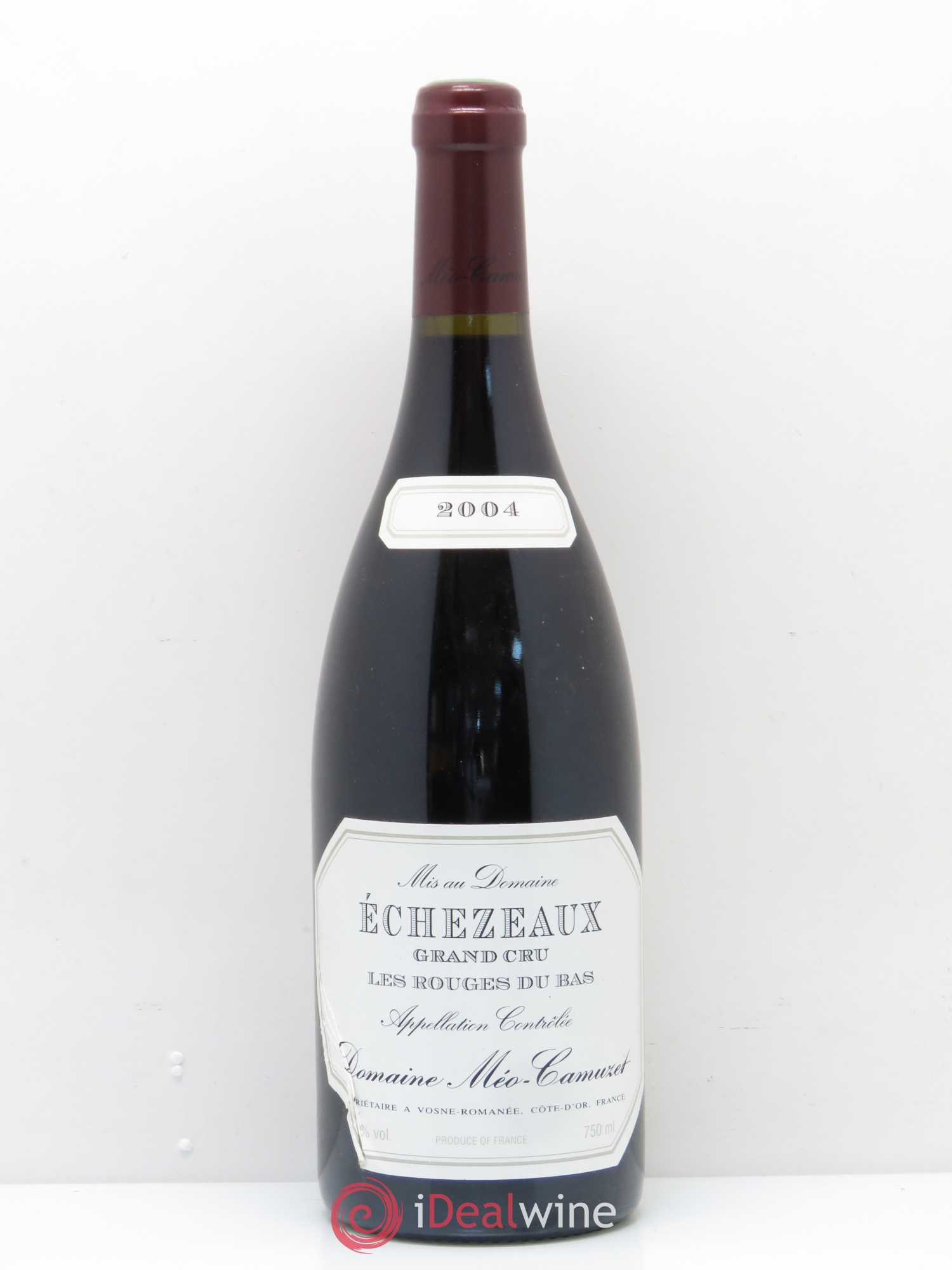 Echezeaux Grand Cru Les Rouges du Bas Méo-Camuzet (Domaine) Les rouges du bas 2004 - Posten von 1 Flasche - 0