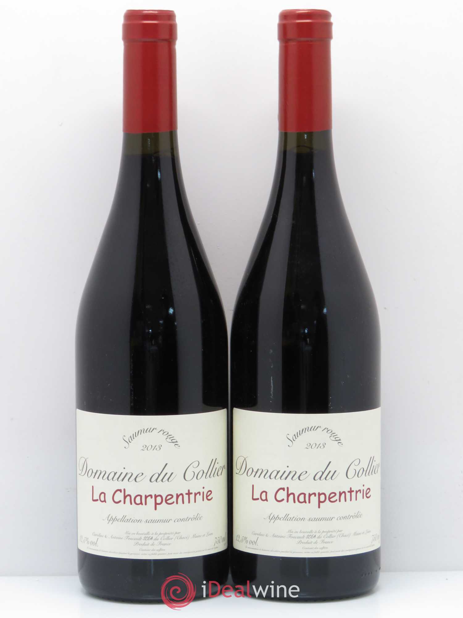 Saumur La Charpentrie Domaine du Collier 2013 - Lot de 2 bouteilles - 0