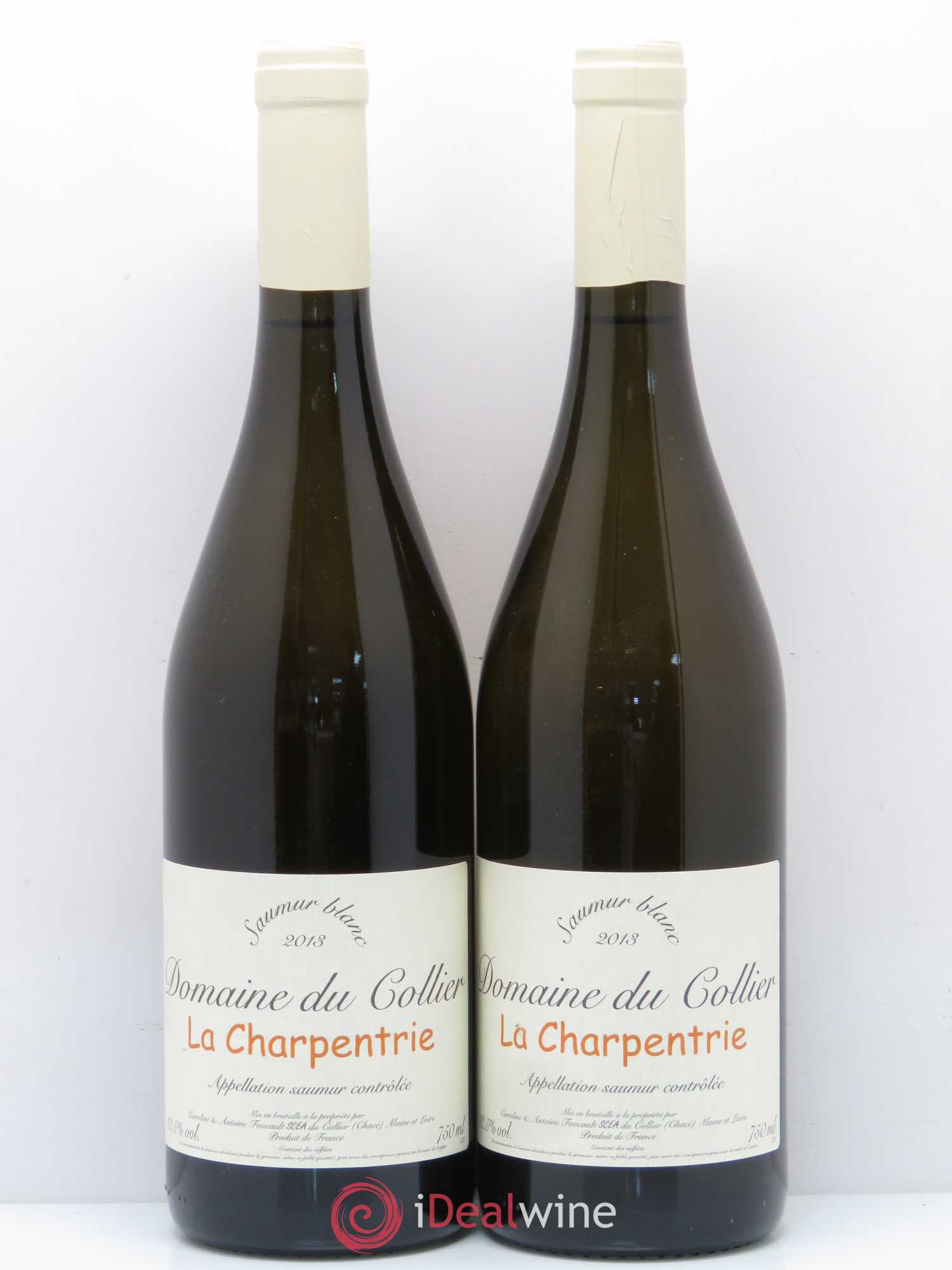 Saumur La Charpentrie Domaine du Collier 2013 - Lot de 2 bouteilles - 0