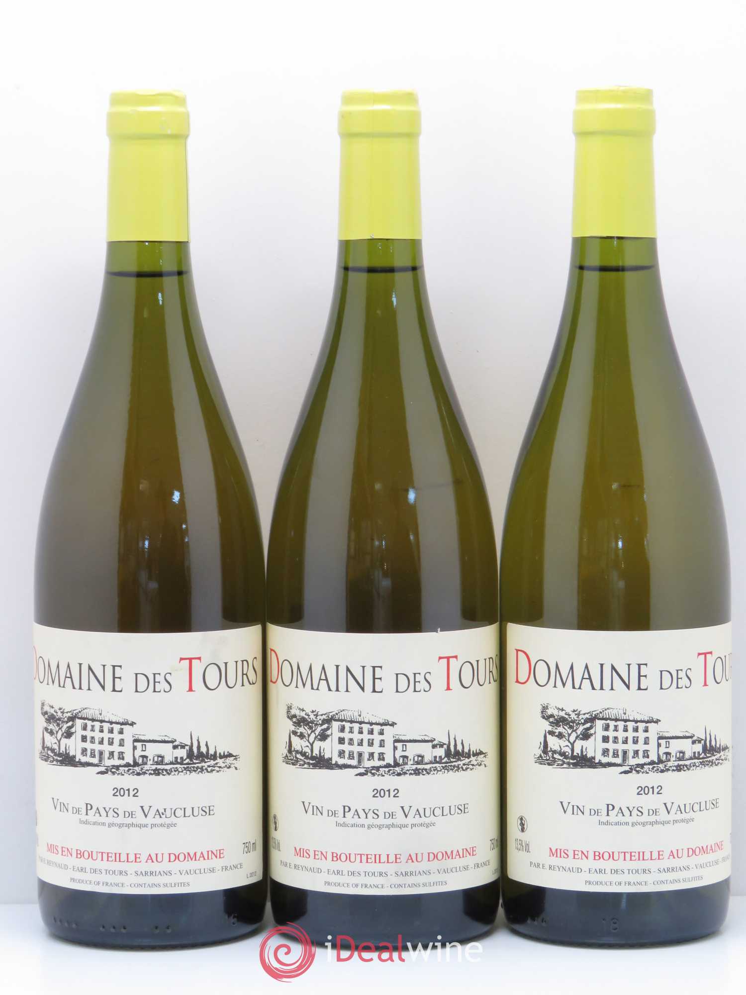 Vaucluse (Vin de Pays de Vaucluse) Domaine des Tours Emmanuel Reynaud  (sans prix de réserve) 2012 - Lot de 6 bouteilles - 1