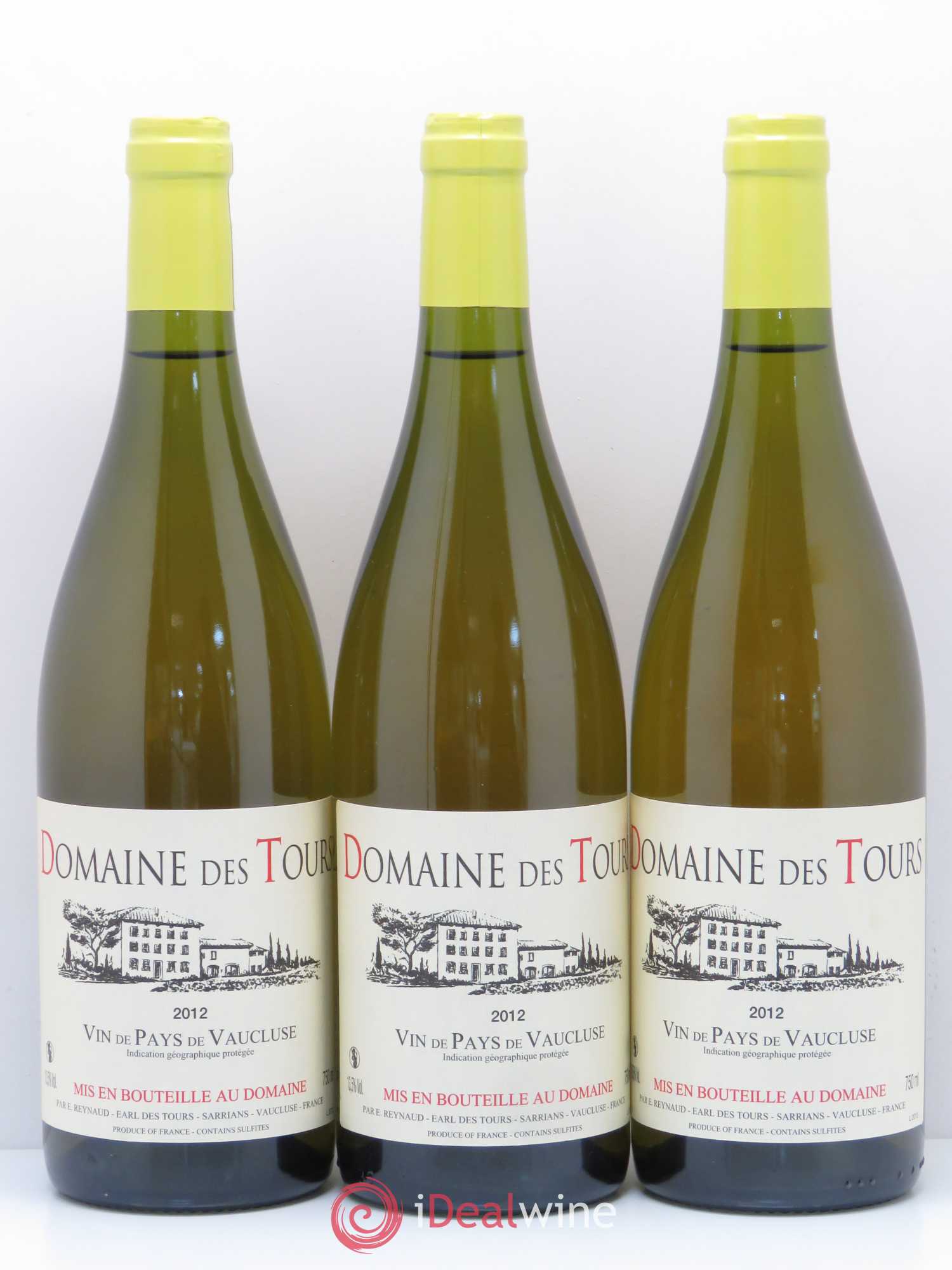 Vaucluse (Vin de Pays de Vaucluse) Domaine des Tours Emmanuel Reynaud  (sans prix de réserve) 2012 - Lot de 6 bouteilles - 2