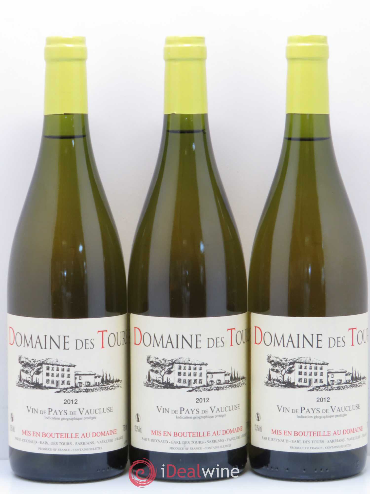 Vaucluse (Vin de Pays de Vaucluse) Domaine des Tours Emmanuel Reynaud (sans prix de réserve) 2012 - Lot de 6 bouteilles - 1