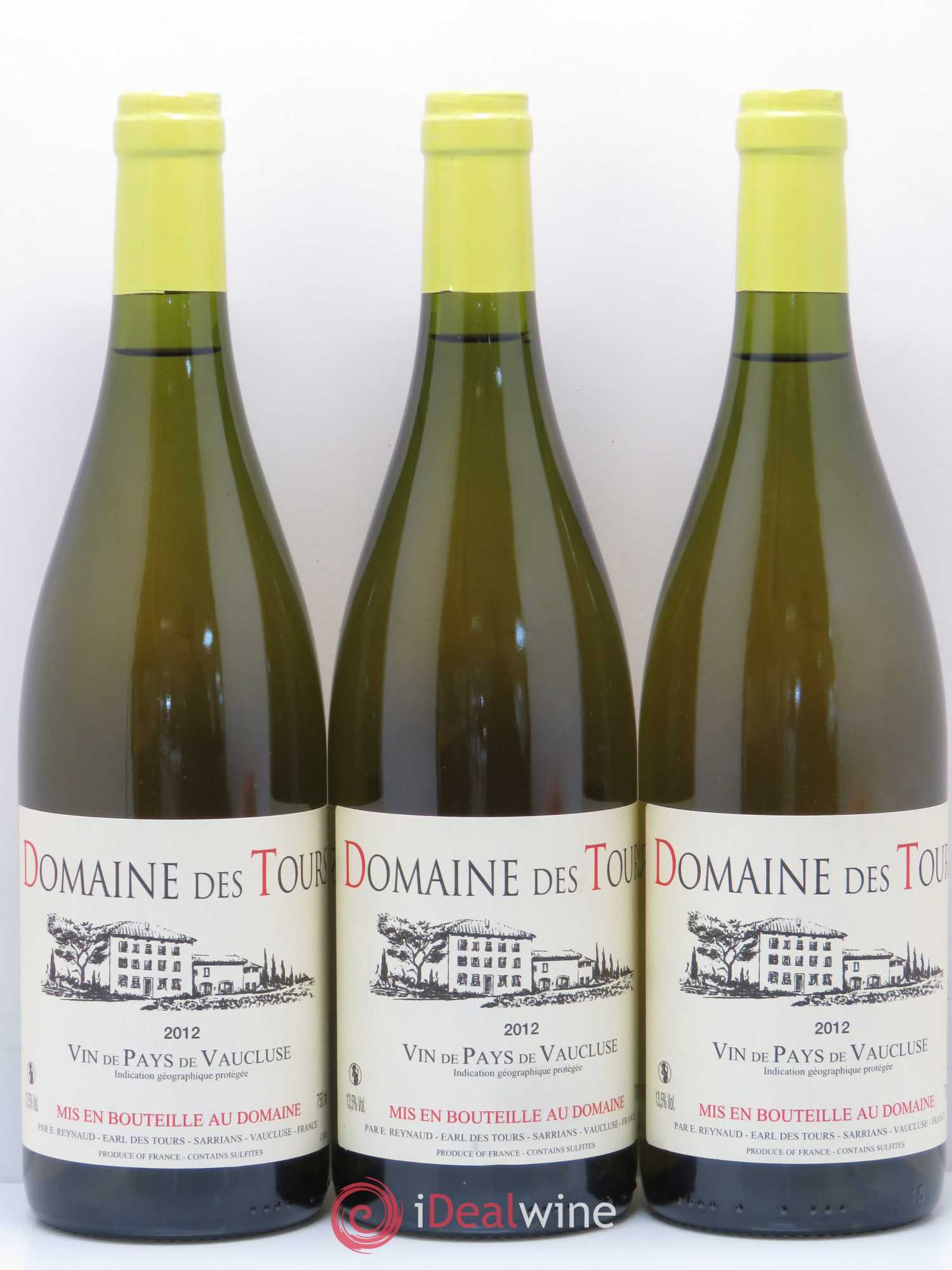 Vaucluse (Vin de Pays de Vaucluse) Domaine des Tours Emmanuel Reynaud (sans prix de réserve) 2012 - Lot de 6 bouteilles - 2