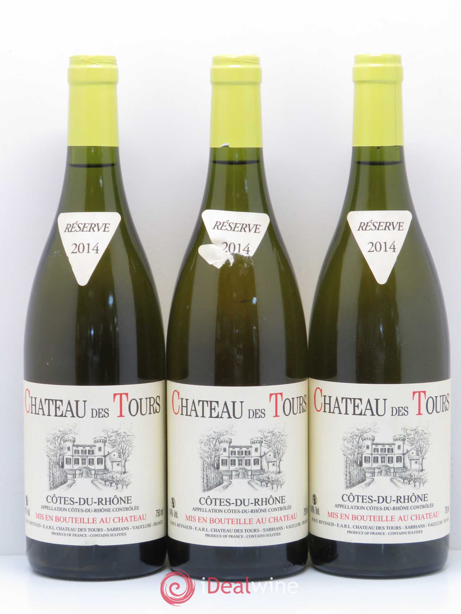 Côtes-du-Rhône Château des Tours Emmanuel Reynaud  (sans prix de réserve) 2014 - Lot de 6 bouteilles - 1
