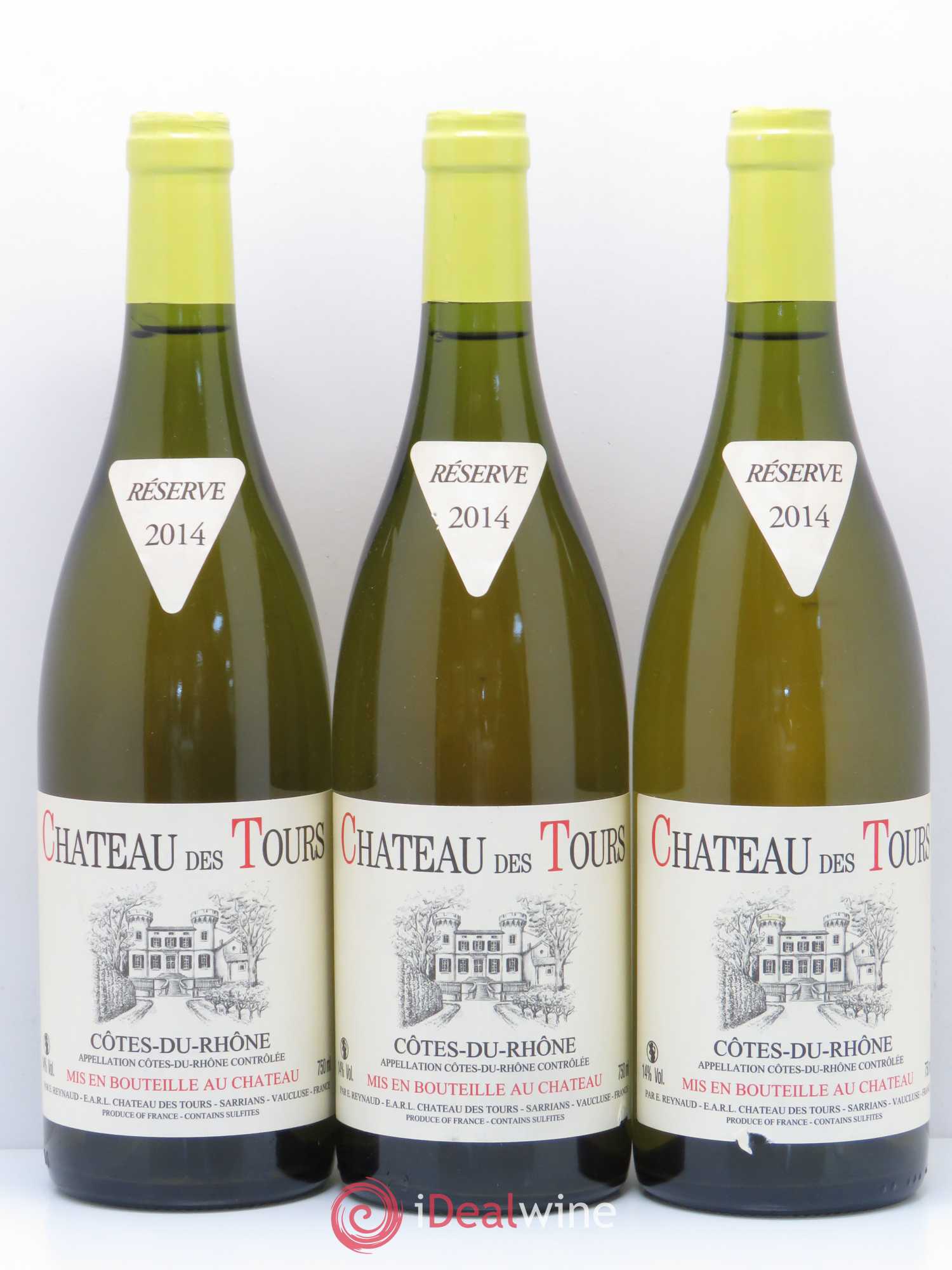 Côtes-du-Rhône Château des Tours Emmanuel Reynaud  (sans prix de réserve) 2014 - Lot de 6 bouteilles - 2