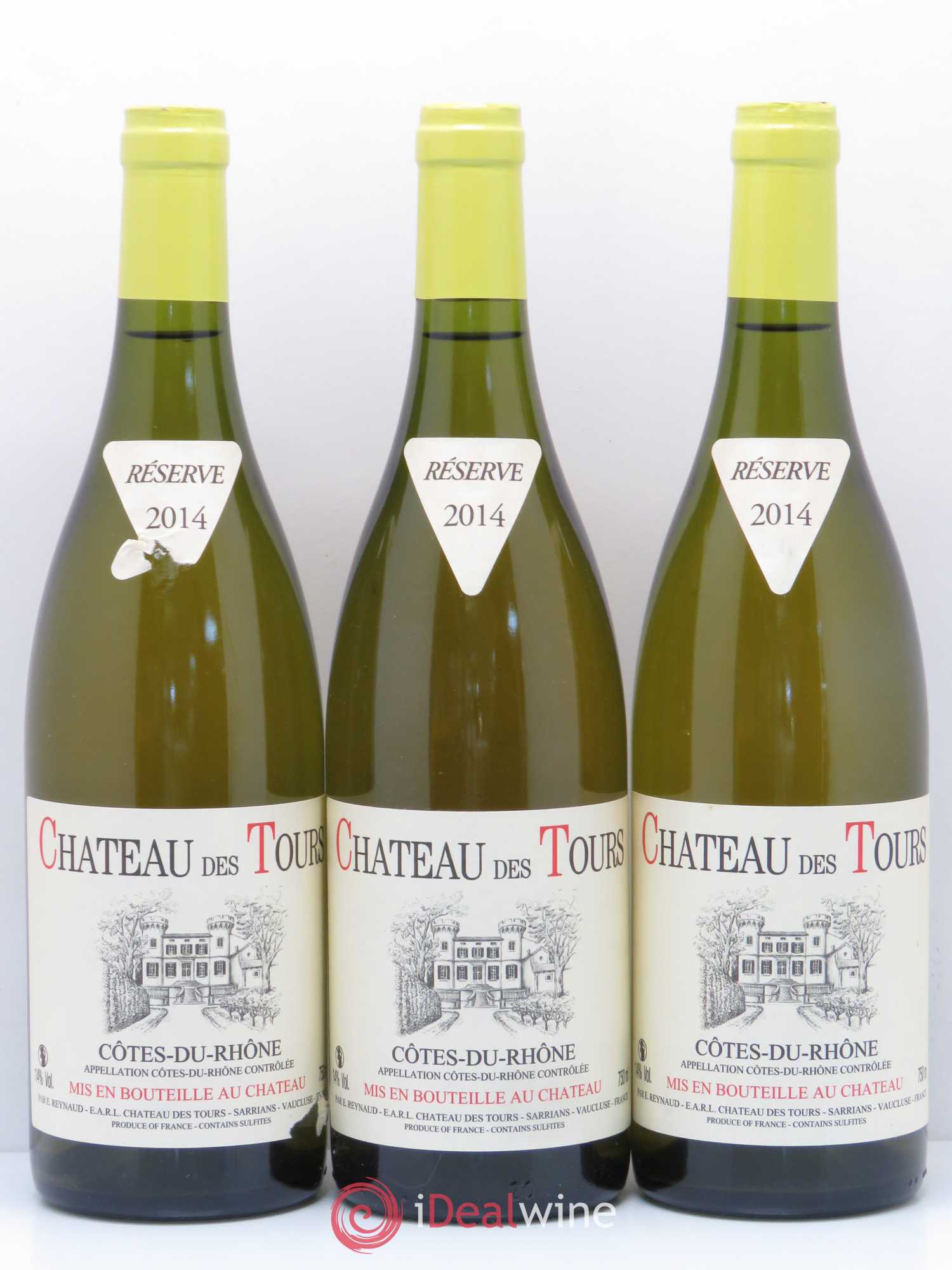 Côtes-du-Rhône Château des Tours Emmanuel Reynaud 2014 - Lot de 6 bouteilles - 2