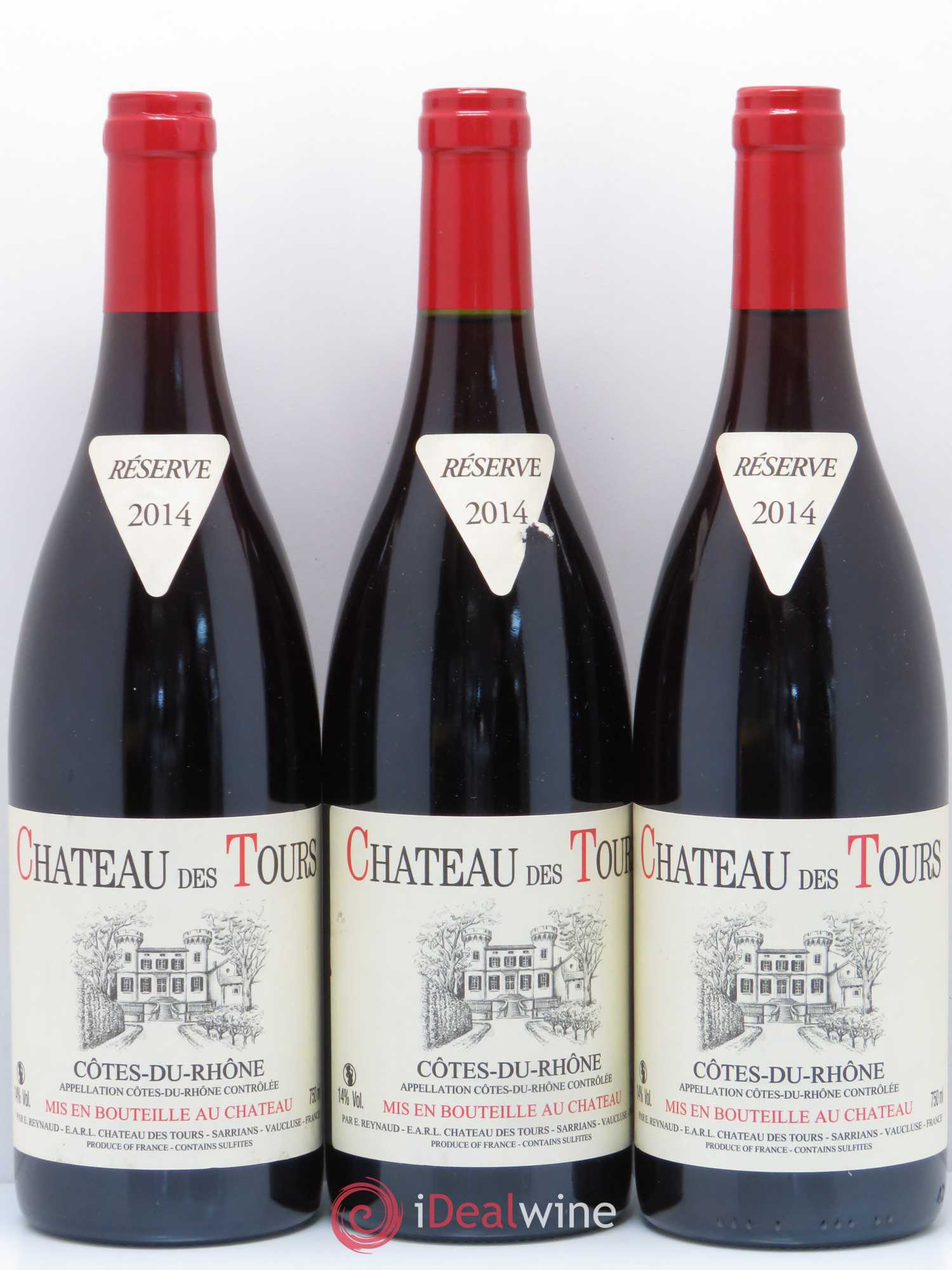 Côtes-du-Rhône Château des Tours Emmanuel Reynaud 2014 - Lot de 6 bouteilles - 2