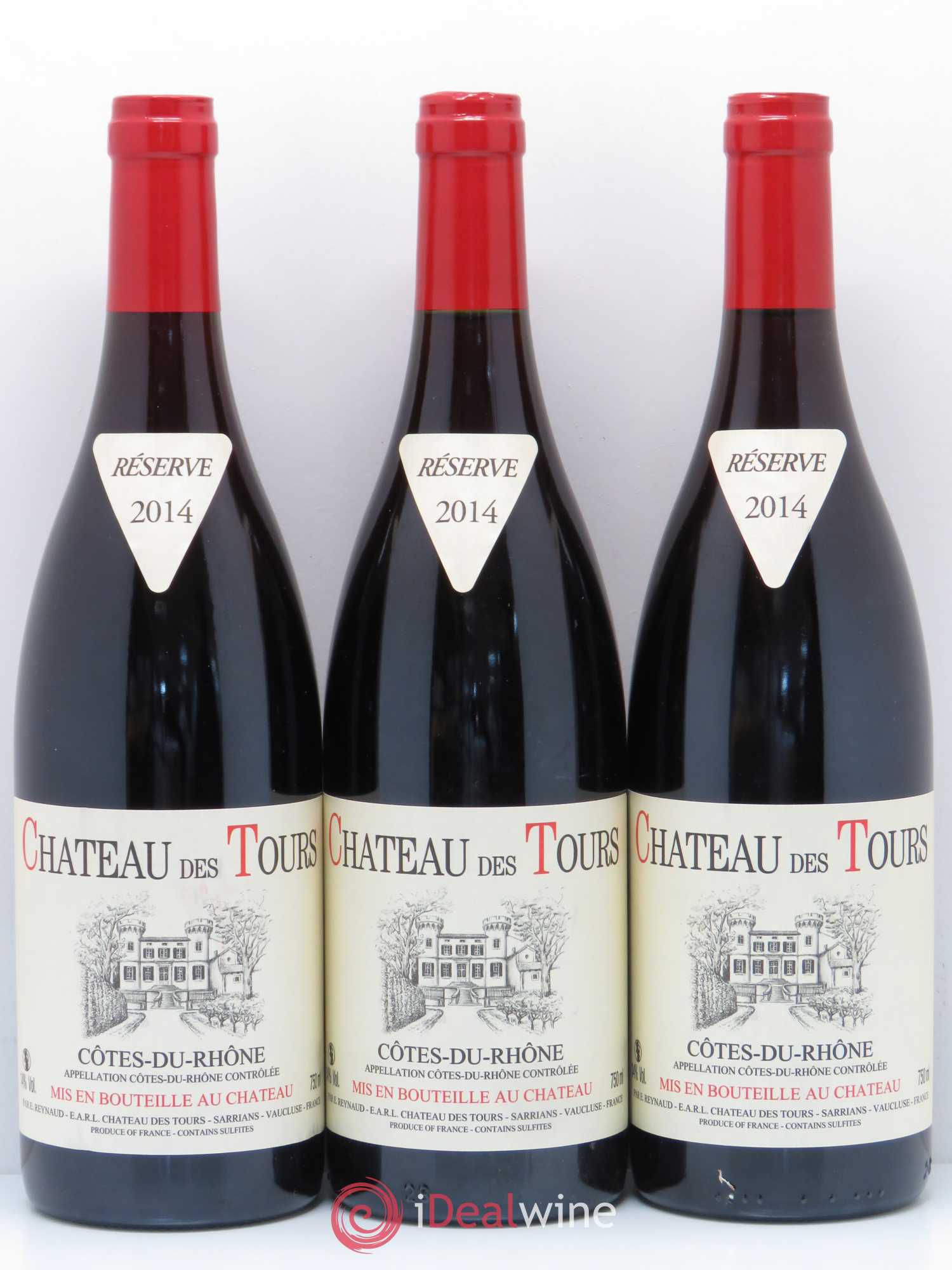 Côtes-du-Rhône Château des Tours Emmanuel Reynaud 2014 - Lot de 6 bouteilles - 1