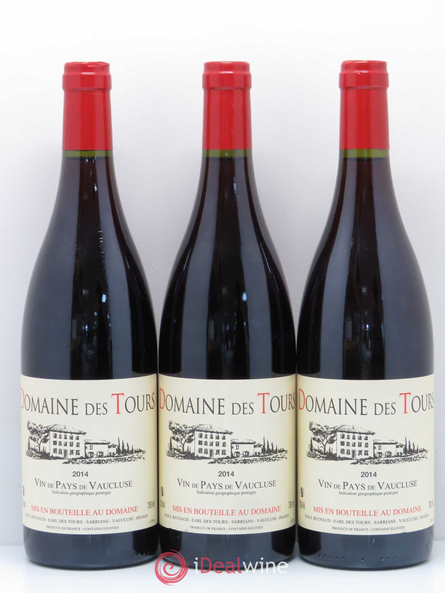 Vaucluse (Vin de Pays de Vaucluse) Domaine des Tours Emmanuel Reynaud 2014 - Lot de 6 bouteilles - 1