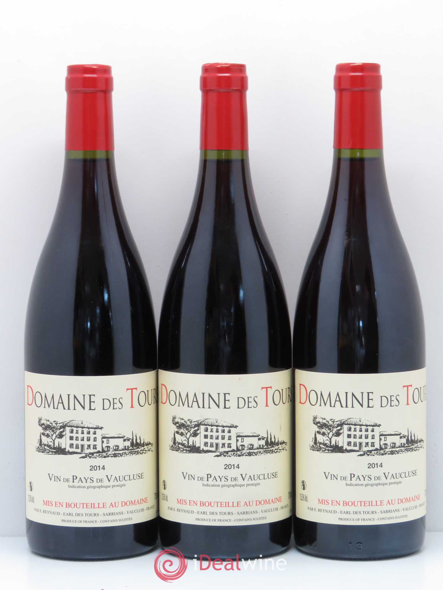 Vaucluse (Vin de Pays de Vaucluse) Domaine des Tours Emmanuel Reynaud 2014 - Lot de 6 bouteilles - 1