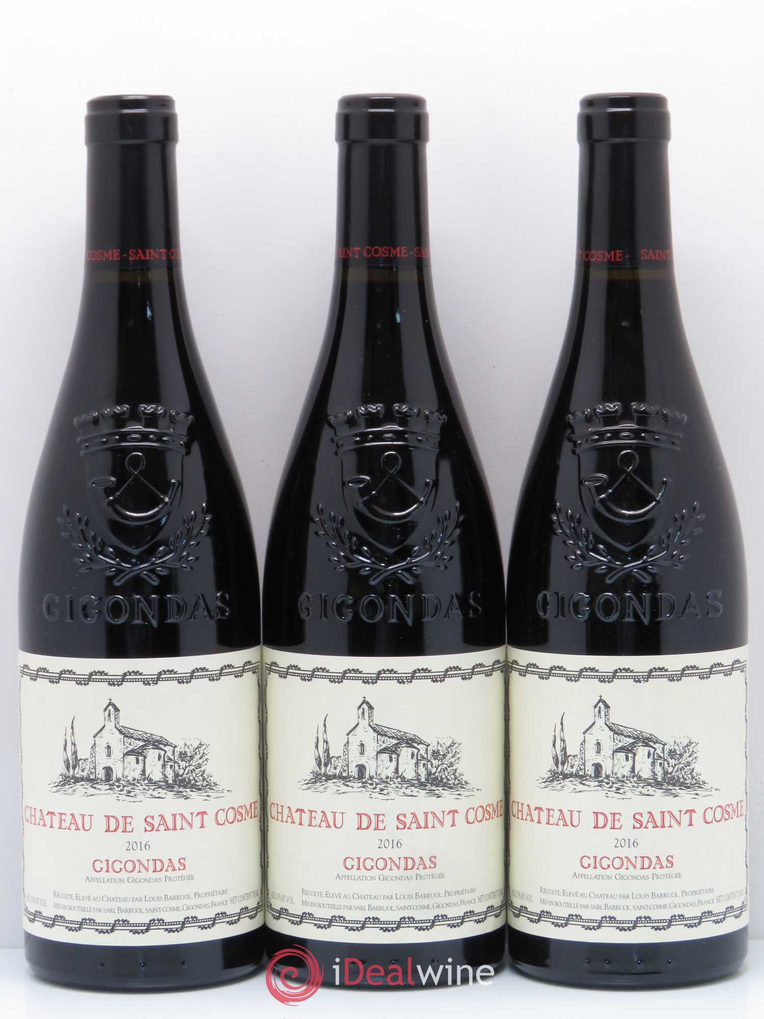 Gigondas Saint Cosme (sans prix de réserve) 2016 - Lot de 6 bouteilles - 2