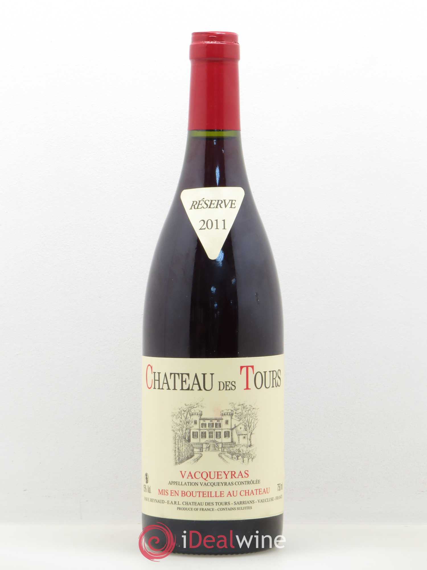 Vacqueyras Château des Tours Emmanuel Reynaud (sans prix de réserve) 2011 - Lot de 1 bouteille - 0