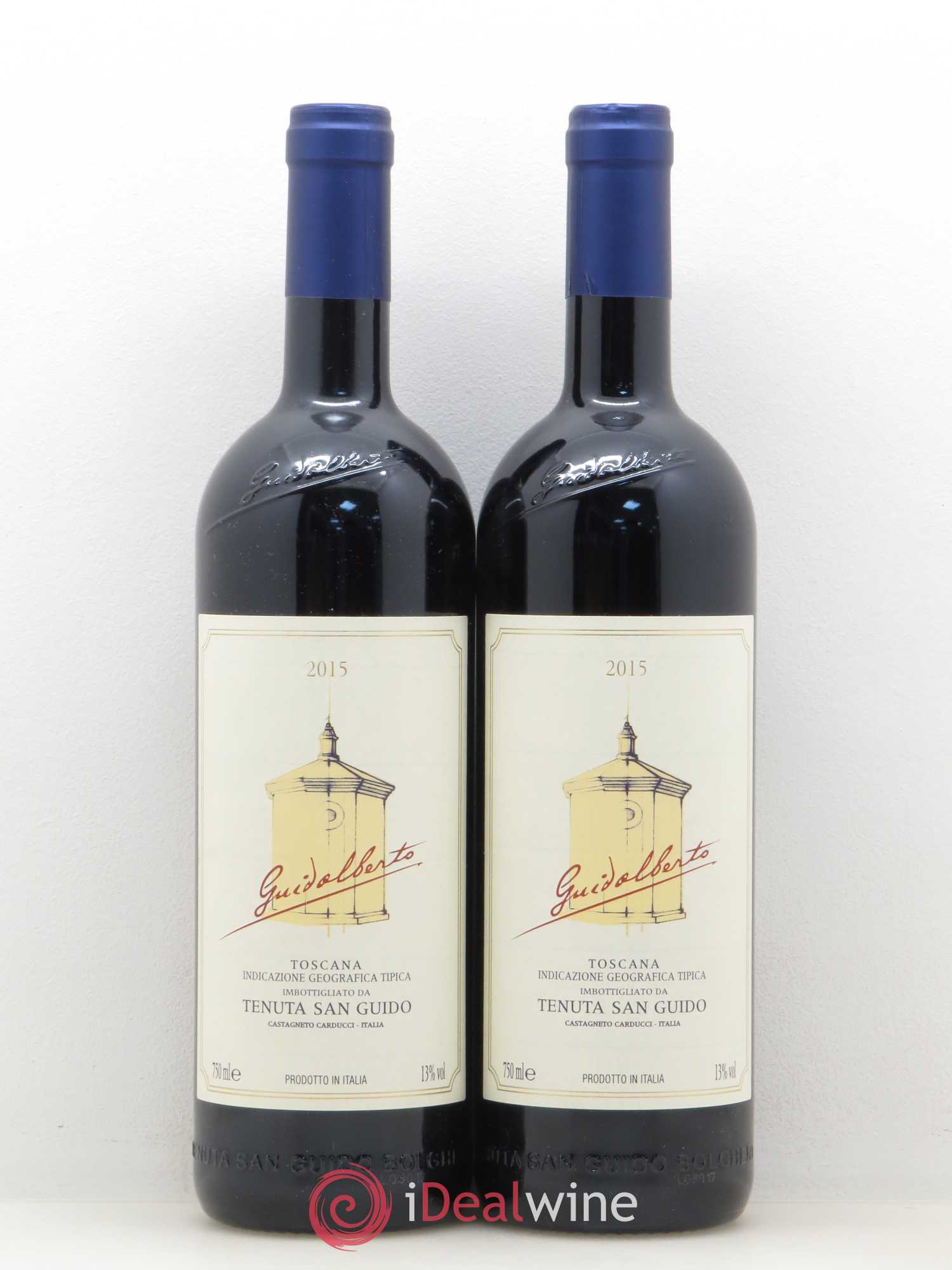 Toscana IGT Guidalberto Tenuta San Guido (sans prix de réserve) 2015 - Lot de 2 bouteilles - 0