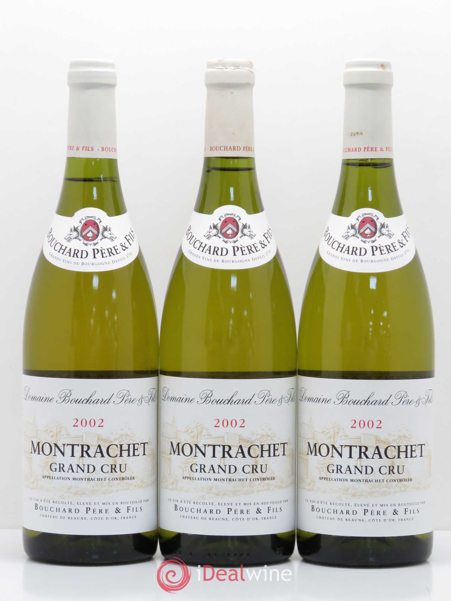 Montrachet Grand Cru Bouchard Père & Fils (sans prix de réserve) 2002 - Lot de 3 bouteilles - 0