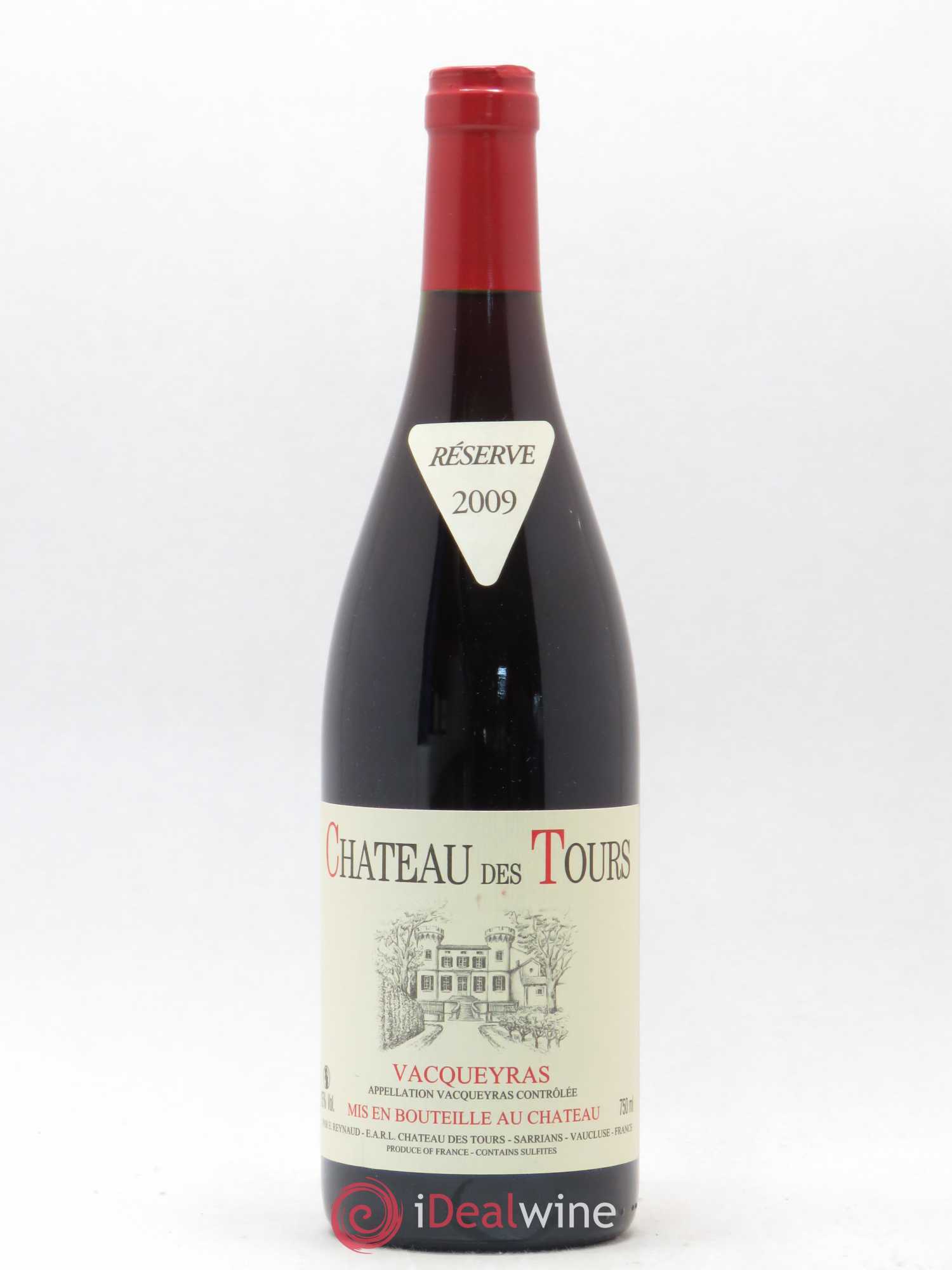 Vacqueyras Château des Tours Emmanuel Reynaud 2009 - Lot de 1 bouteille - 0