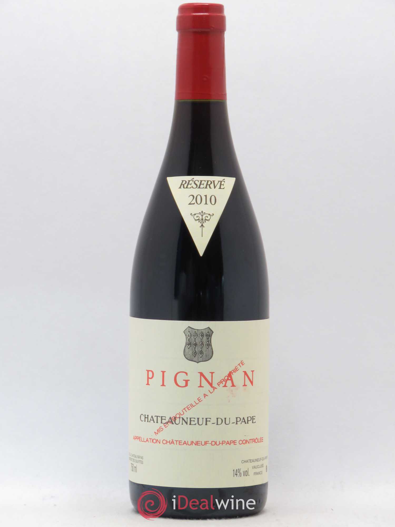 Châteauneuf-du-Pape Pignan Emmanuel Reynaud 2010 - Lot de 1 bouteille - 0