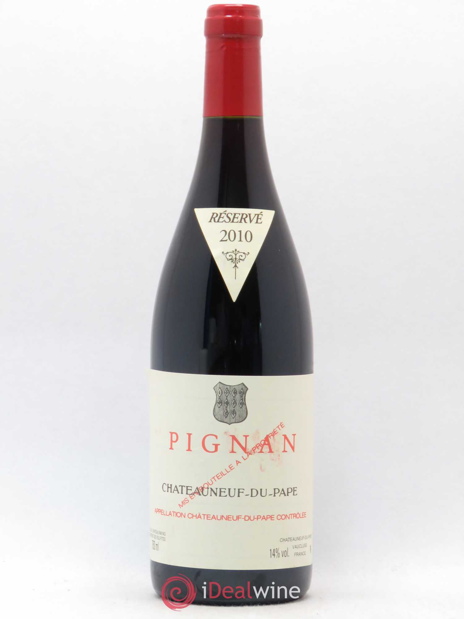 Châteauneuf-du-Pape Pignan Emmanuel Reynaud 2010 - Lot de 1 bouteille - 0
