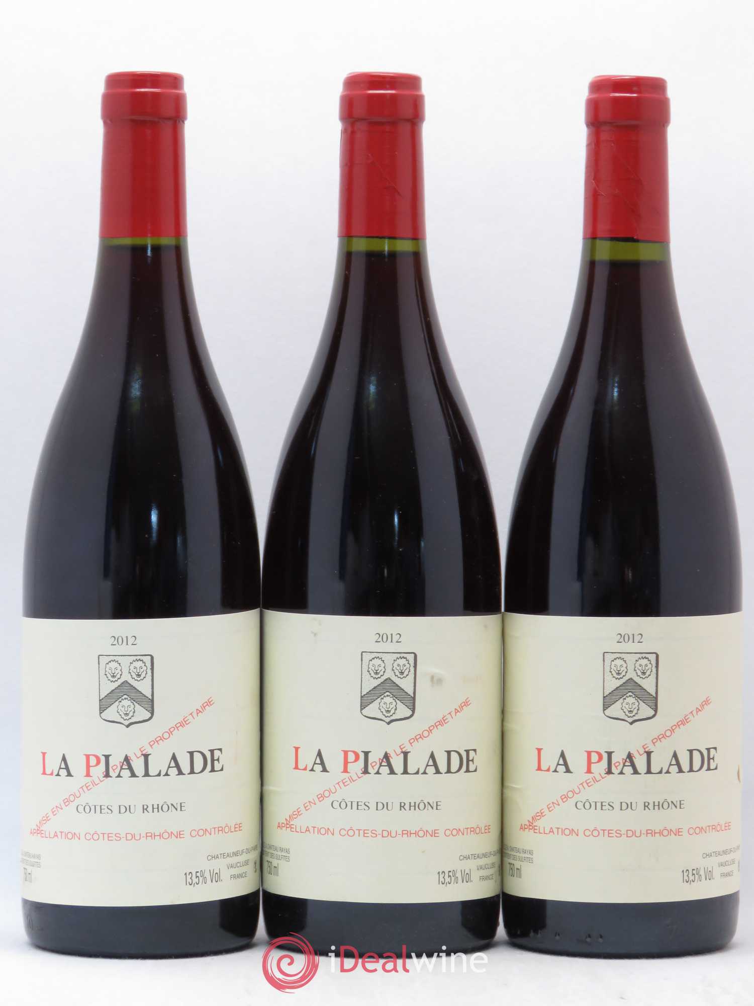 Côtes-du-Rhône La Pialade Emmanuel Reynaud 2012 - Lot de 3 bouteilles - 0
