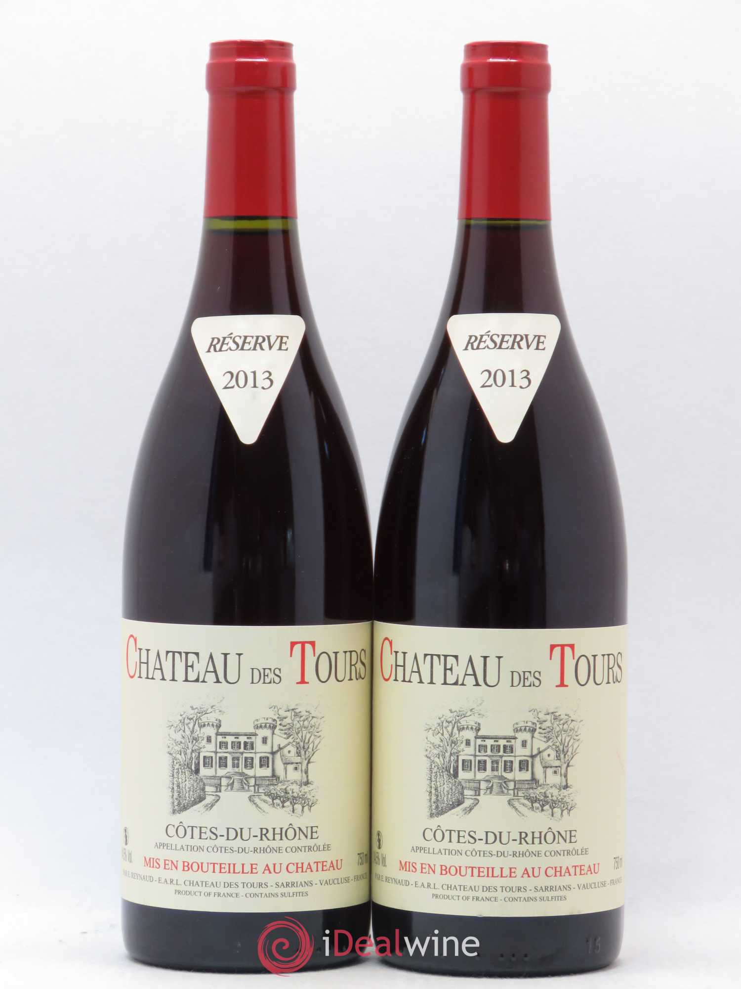 Côtes-du-Rhône Château des Tours Emmanuel Reynaud 2013 - Lot de 2 bouteilles - 0