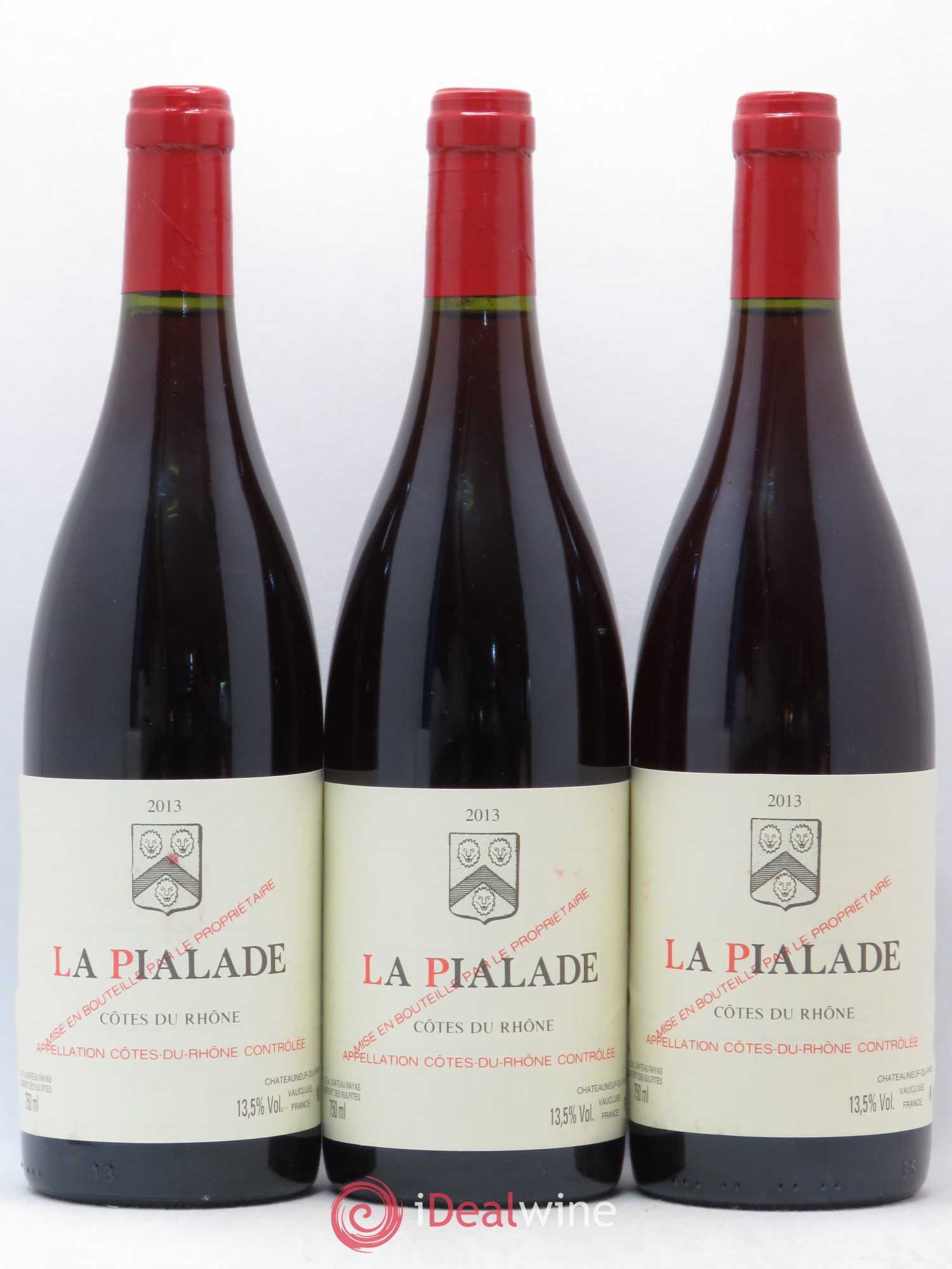 Côtes-du-Rhône La Pialade Emmanuel Reynaud 2013 - Lot de 3 bouteilles - 0