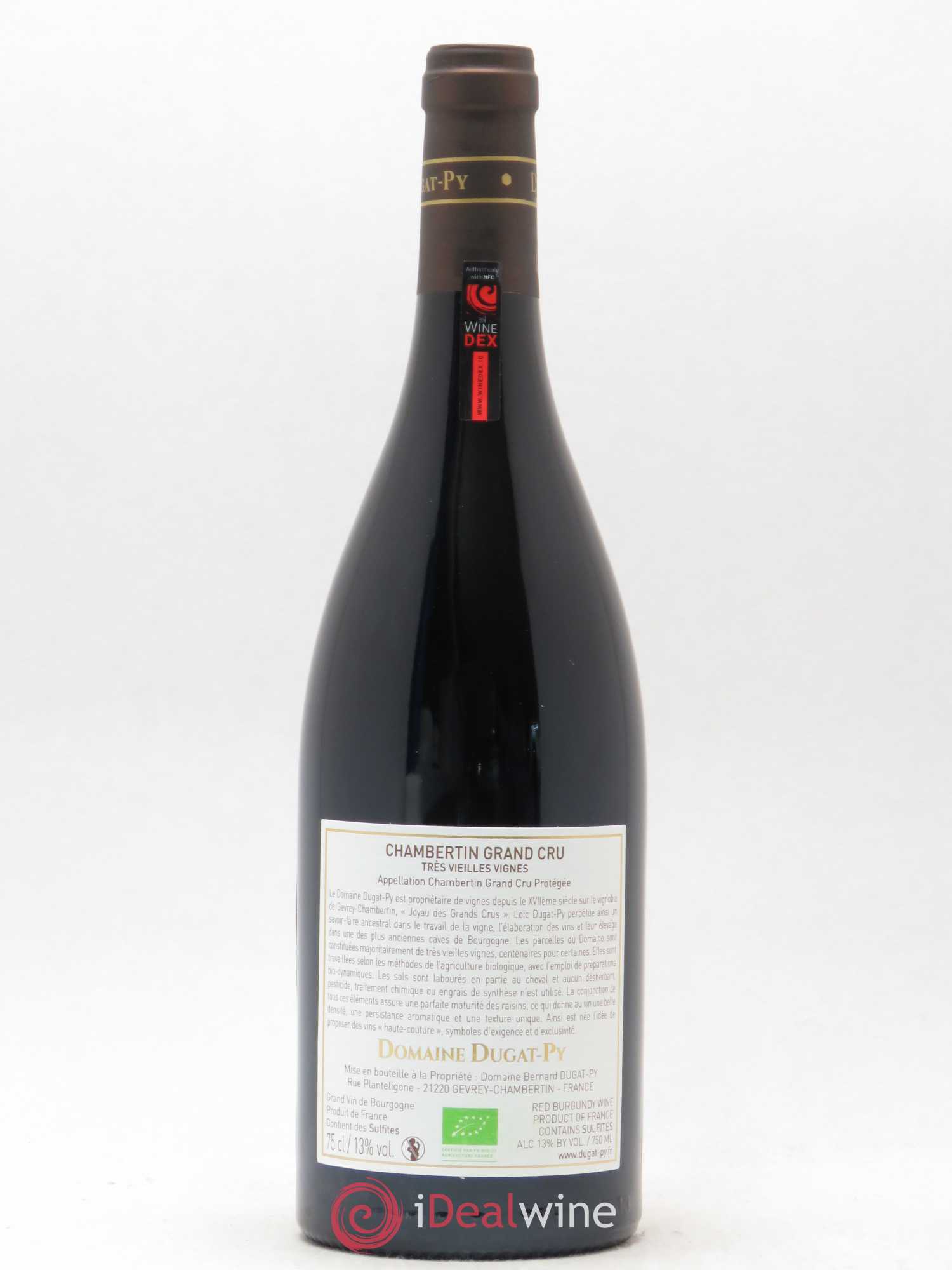 Chambertin Grand Cru Vieilles Vignes Dugat-Py 2015 - Lot de 1 bouteille - 1