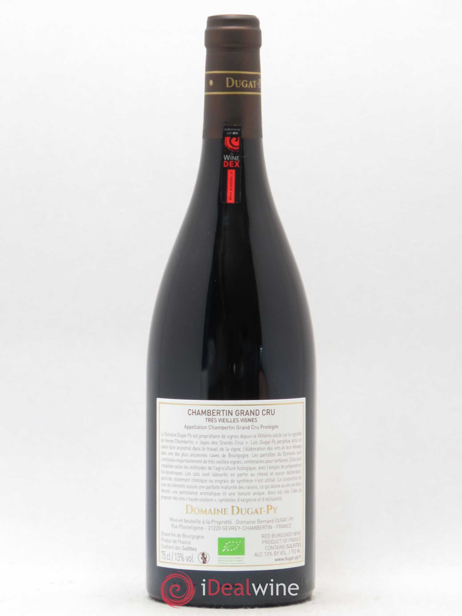 Chambertin Grand Cru Vieilles Vignes Dugat-Py 2015 - Lot de 1 bouteille - 1