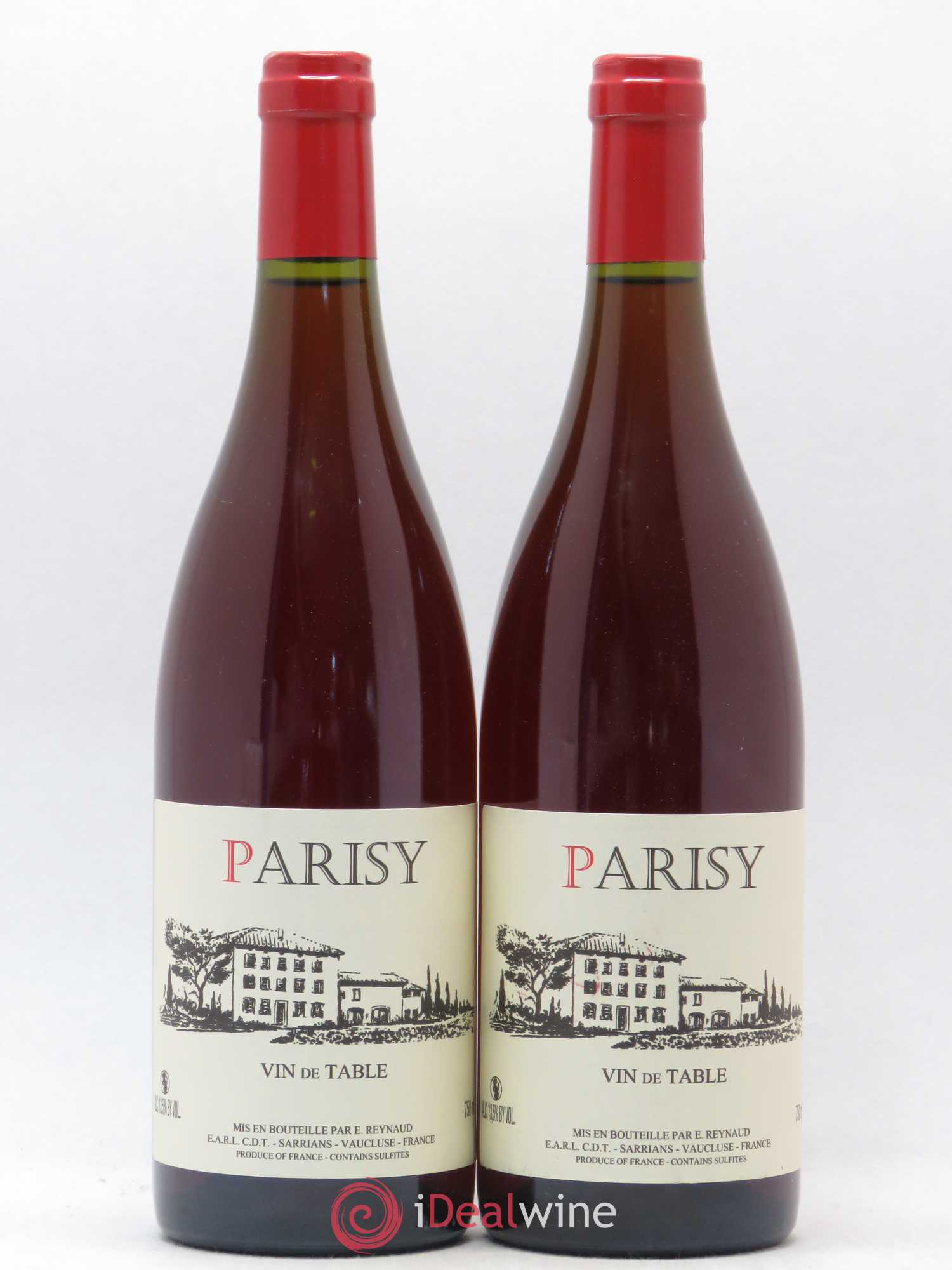 Vin de Table Parisy Emmanuel Reynaud - Posten von 2 Flaschen - 0
