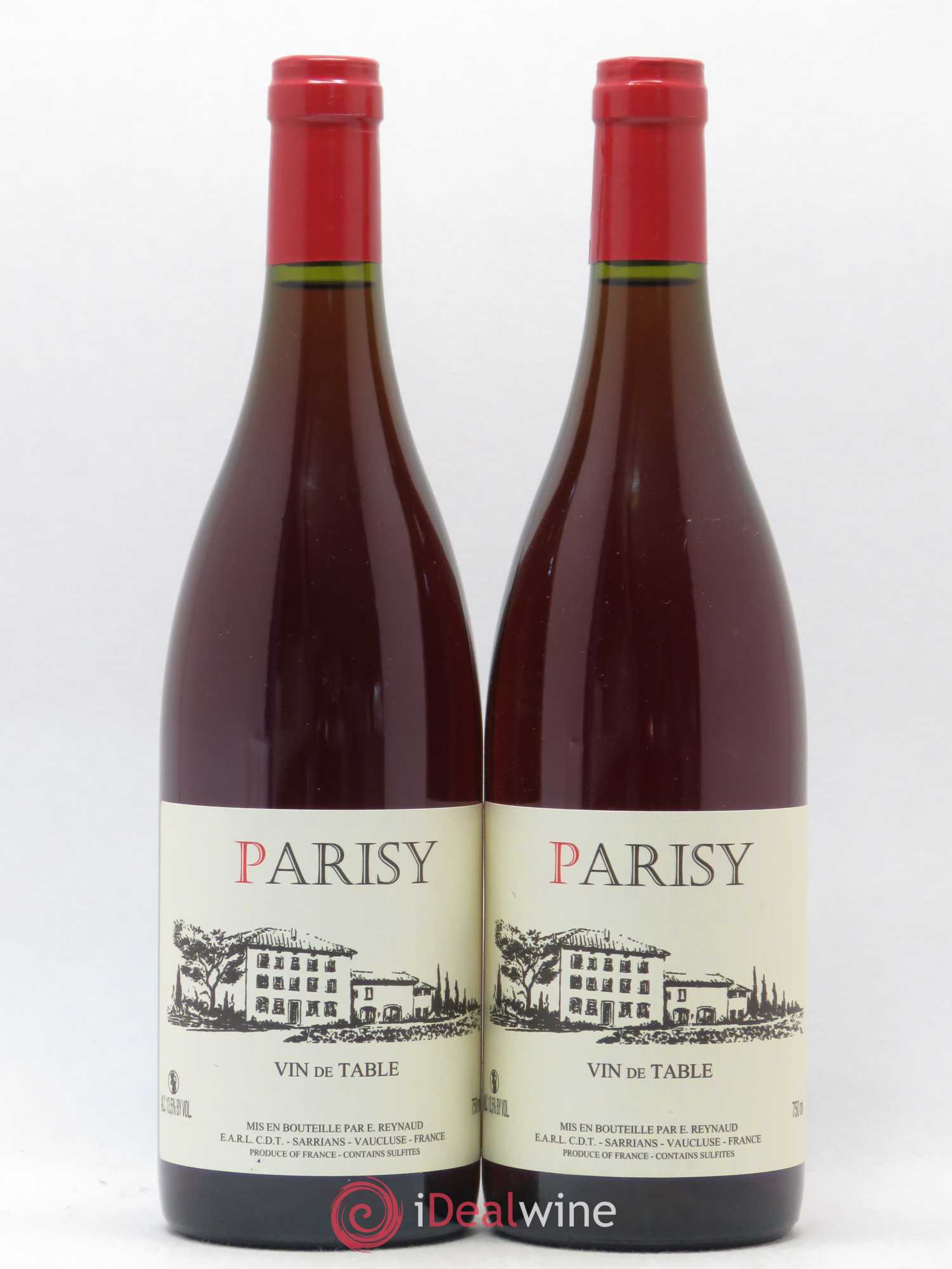 Vin de Table Parisy Emmanuel Reynaud - Posten von 2 Flaschen - 0