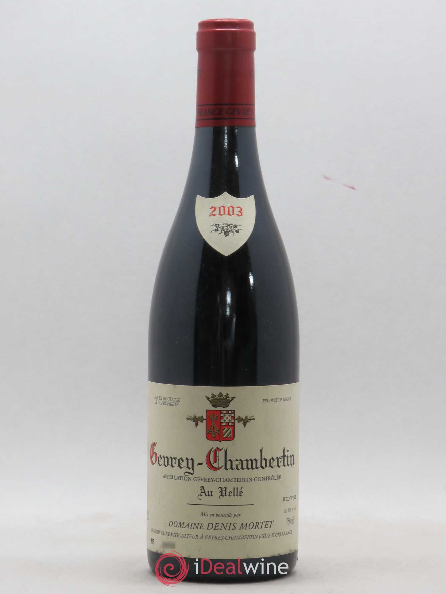 Gevrey-Chambertin Au Vellé Denis Mortet (Domaine) 2003 - Lot de 1 bouteille - 0