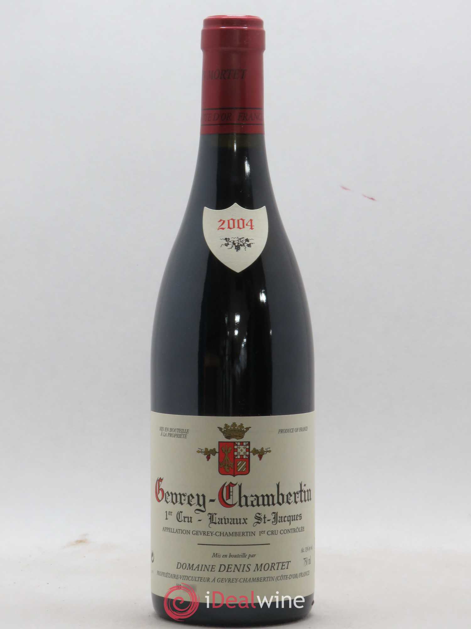 Gevrey-Chambertin 1er Cru Lavaux Saint Jacques Denis Mortet (Domaine) 2004 - Lot de 1 bouteille - 0