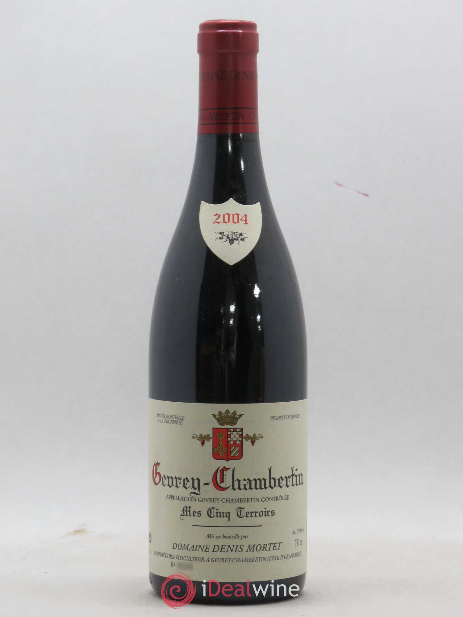 Gevrey-Chambertin Mes Cinq Terroirs Denis Mortet (Domaine) 2004 - Lot de 1 bouteille - 0