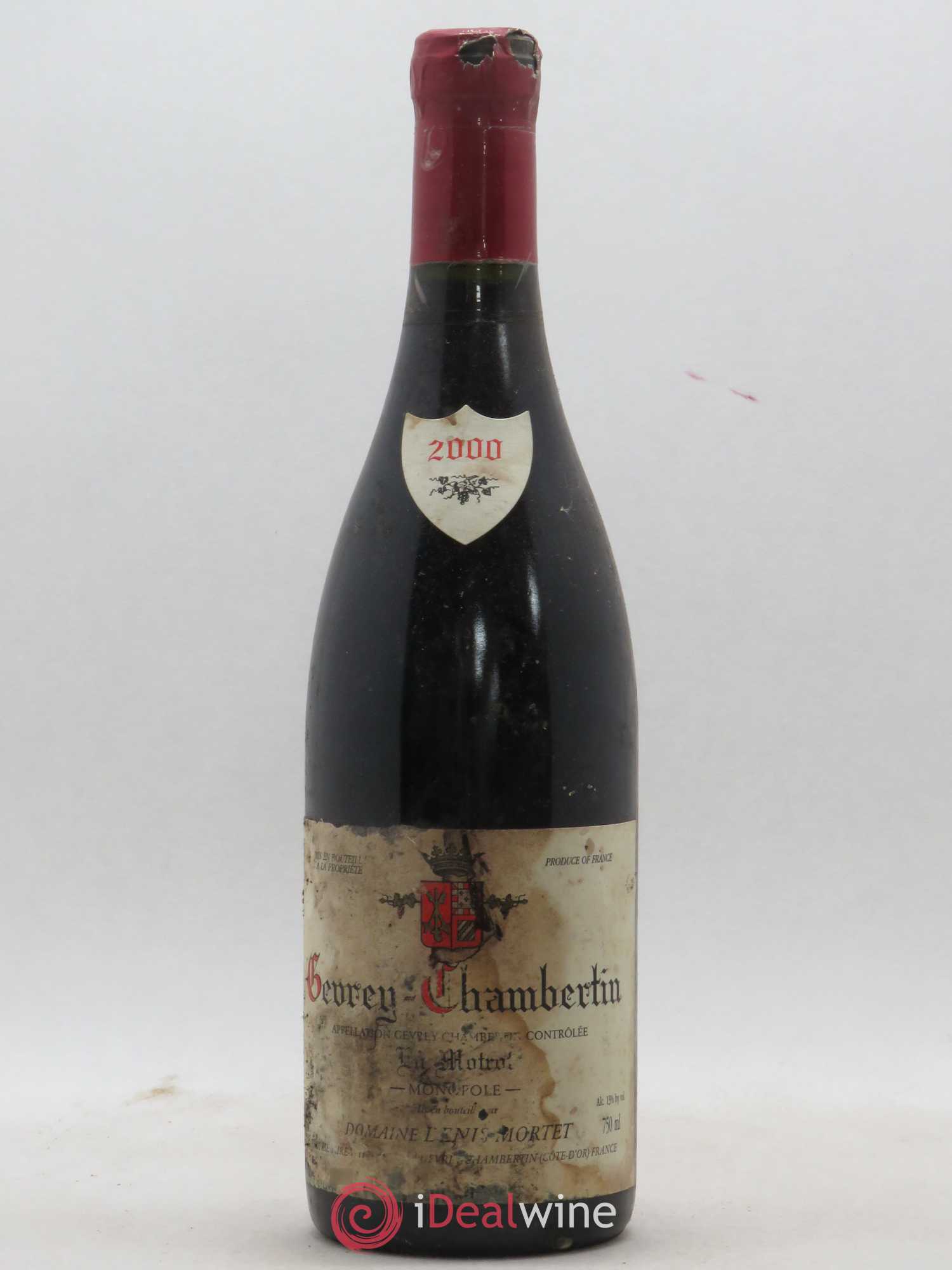 Gevrey-Chambertin En Motrot Denis Mortet (Domaine) 2000 - Lot de 1 bouteille - 0