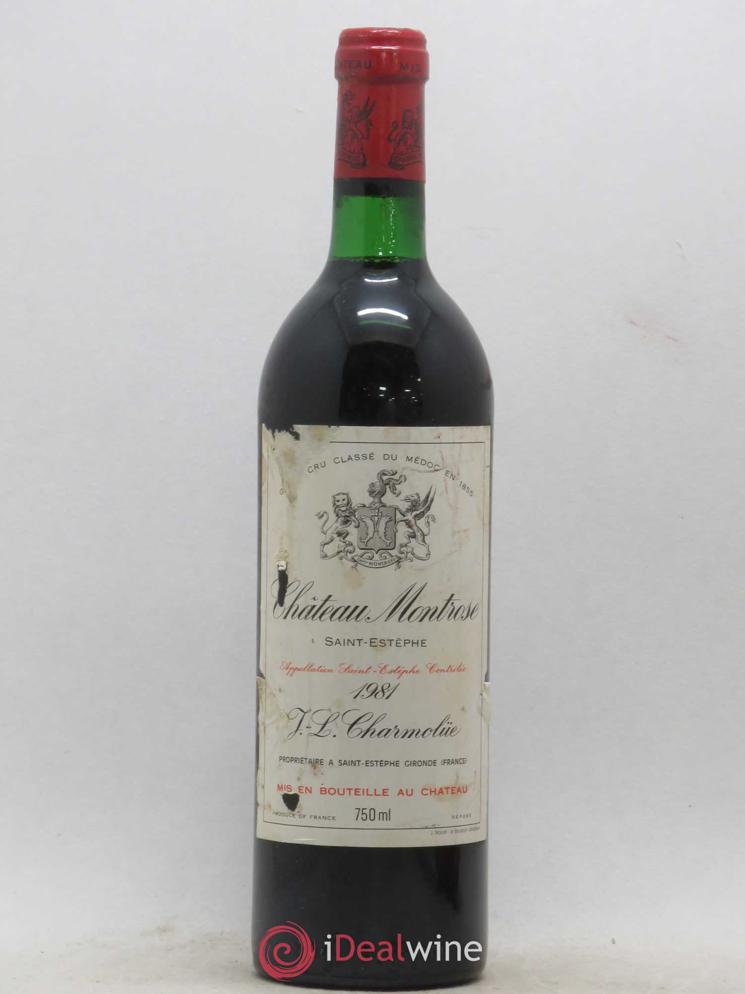 Château Montrose 2ème Grand Cru Classé 1981 - Lot de 1 bouteille - 0