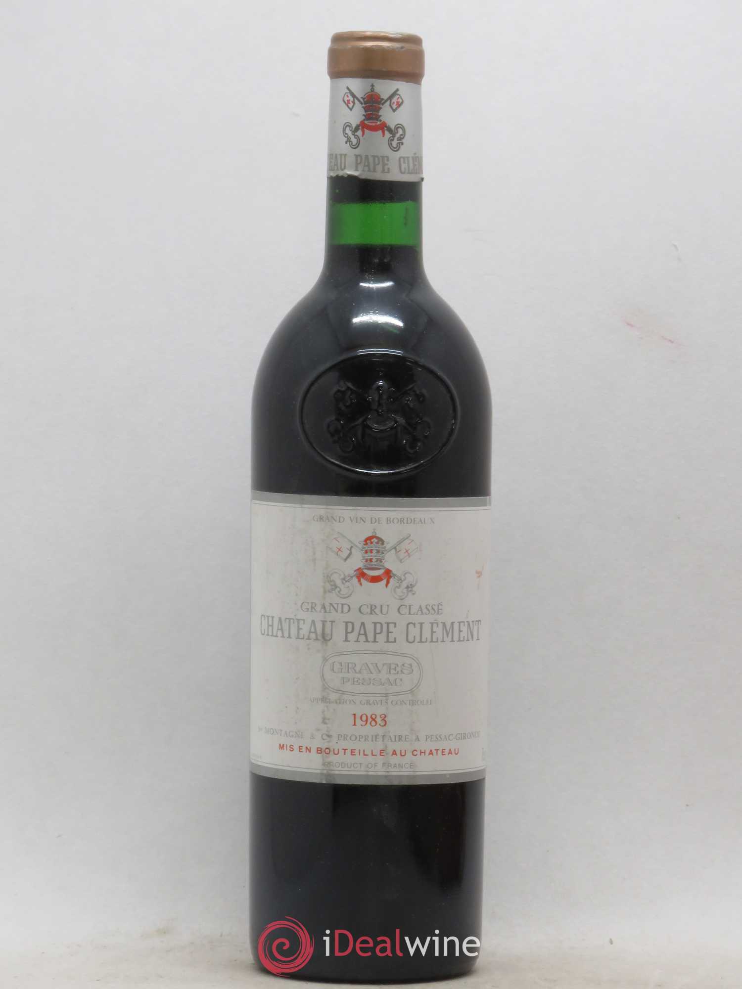 Château Pape Clément Cru Classé de Graves 1983 - Lot de 1 bouteille - 0