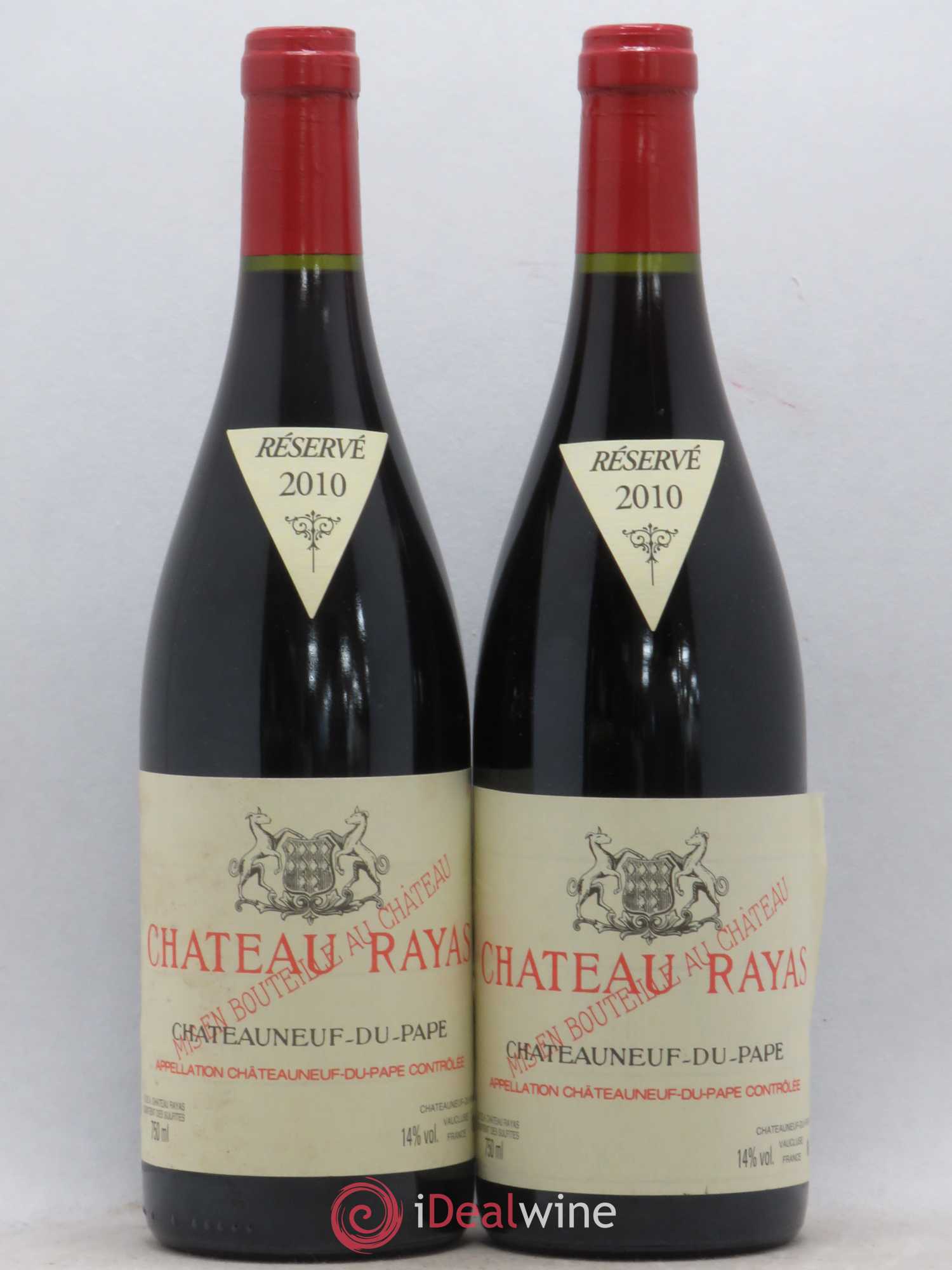Châteauneuf-du-Pape Château Rayas Emmanuel Reynaud 2010 - Lot de 2 bouteilles - 0