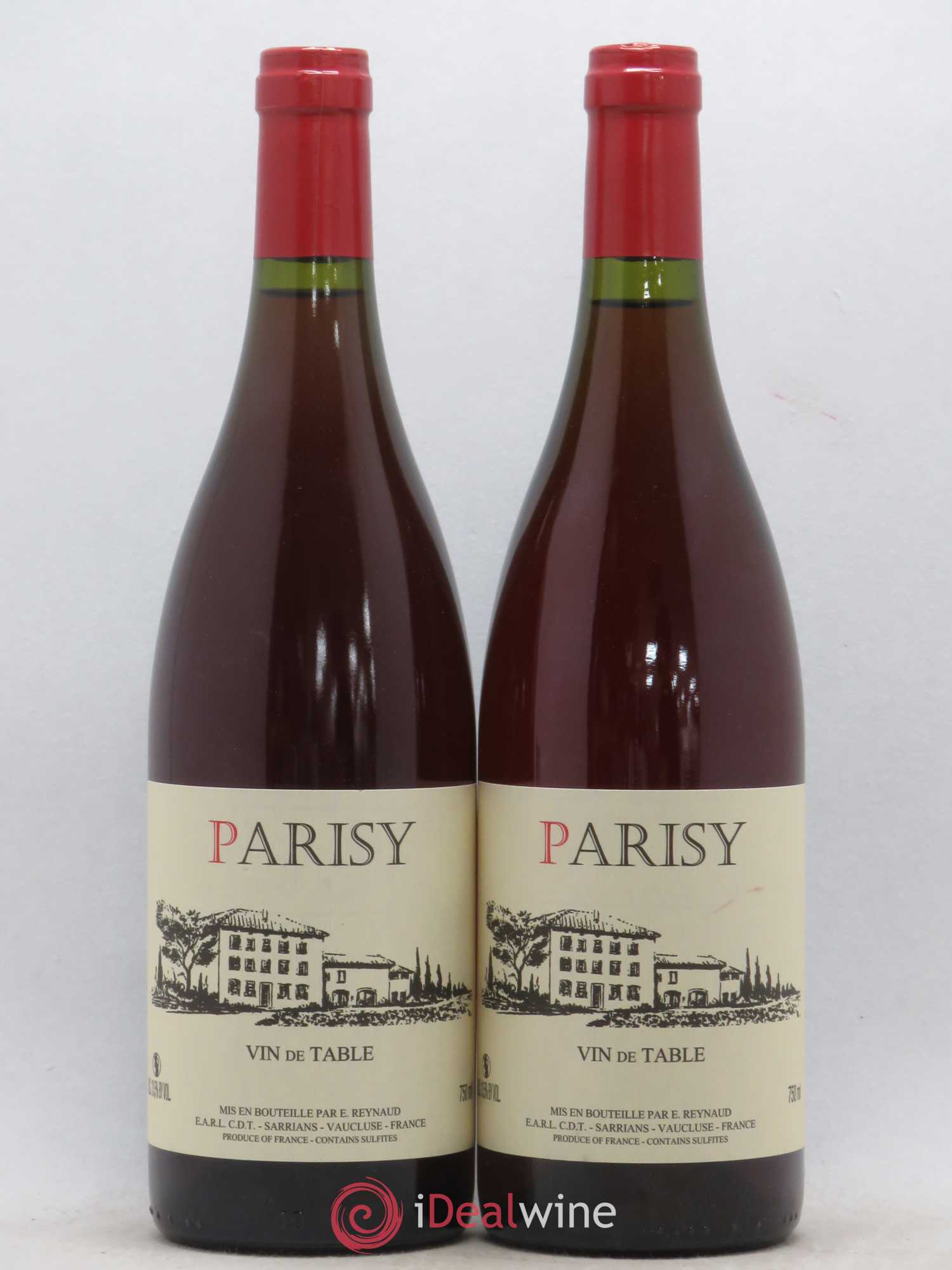 Vin de Table Parisy Emmanuel Reynaud - Posten von 2 Flaschen - 0
