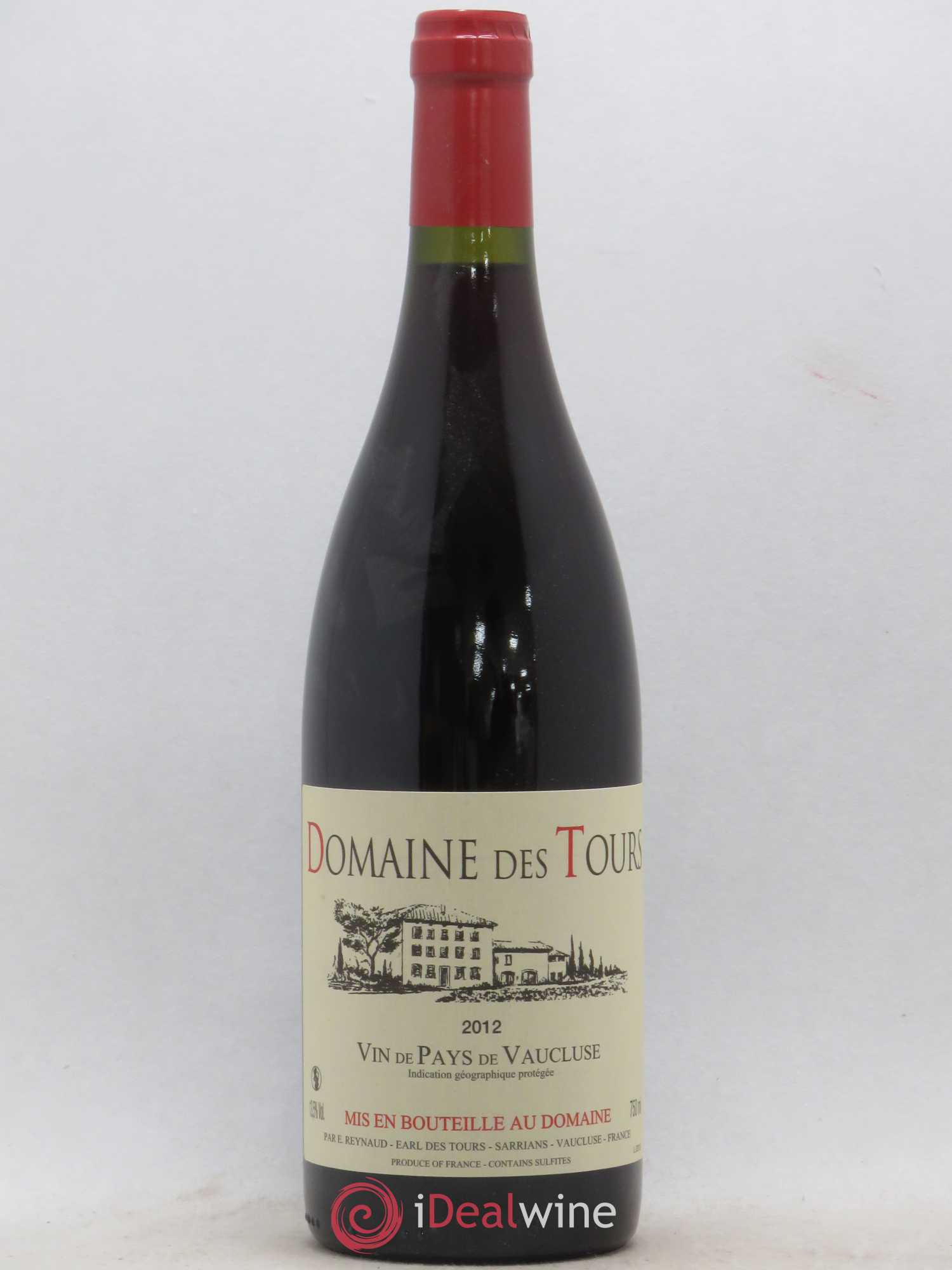 Vaucluse (Vin de Pays de Vaucluse) Domaine des Tours Emmanuel Reynaud 2012 - Lot de 1 bouteille - 0